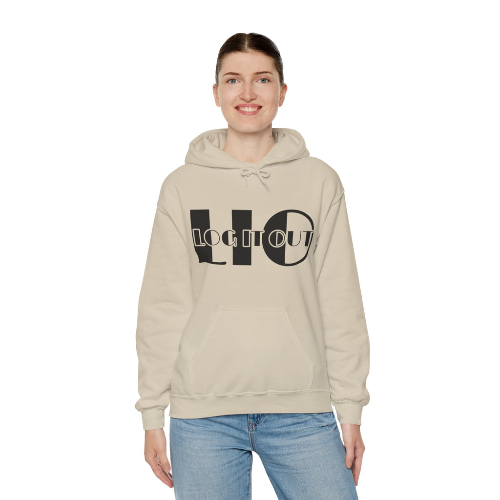 Log it out Unisex Heavy Blend™ Hooded Sweatshirt