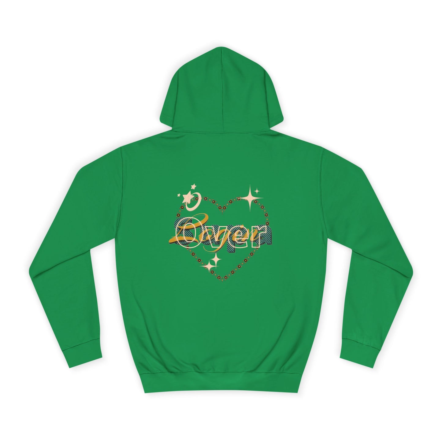 Charming Heart Hoodie with Floral Design, Unisex Casual Sweatshirt, Trendy Gift, Relaxed Wear, Unique Apparel