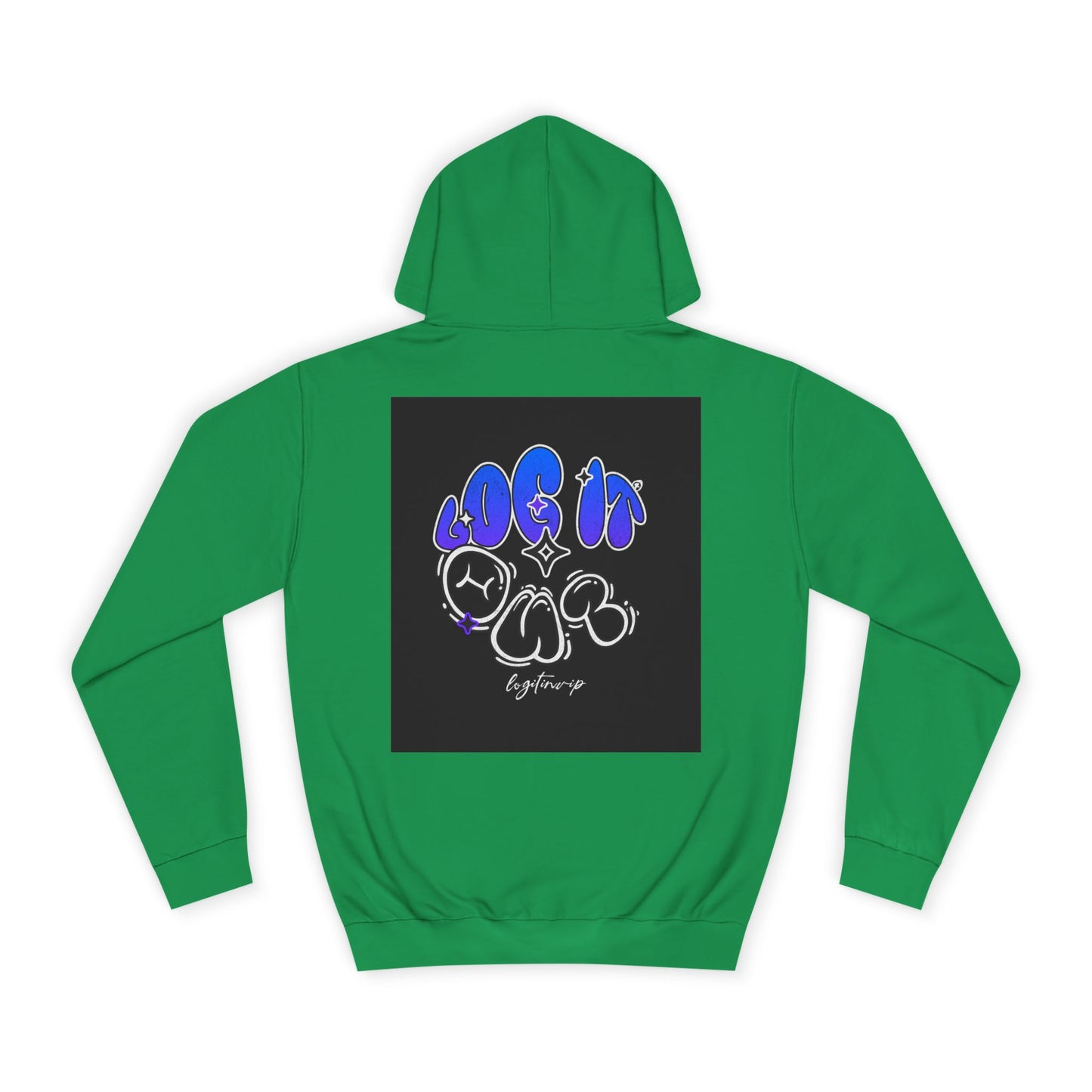 Vibrant Log it out Spirit Hoodie, Unisex Hoodie, Comfortable Sweatshirt, Graphic Hooded Sweatshirt,