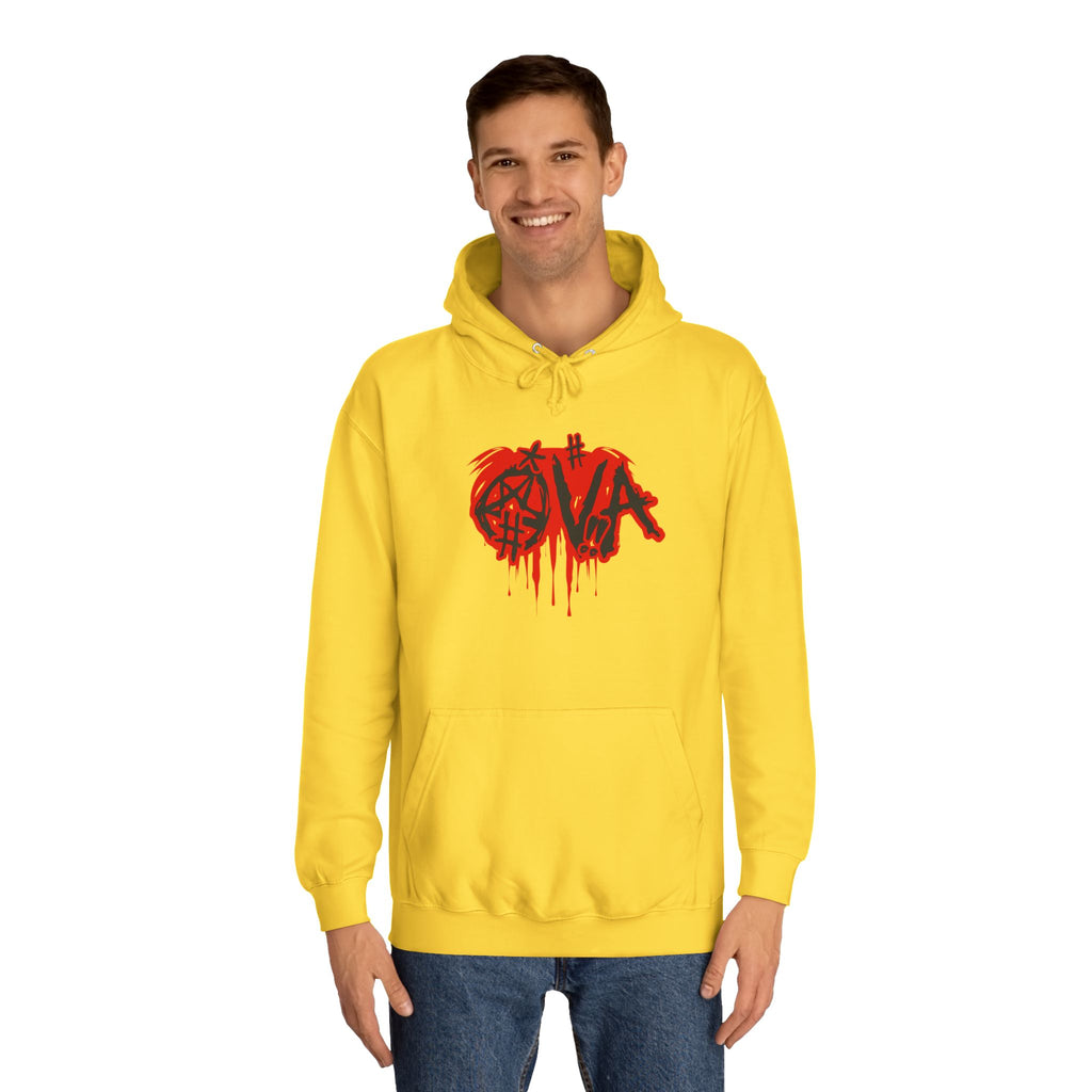 Edgy Unisex Hoodie with Graffiti-Style Print, Urban Streetwear, Apparel, Gift for any body, Casual Fashion