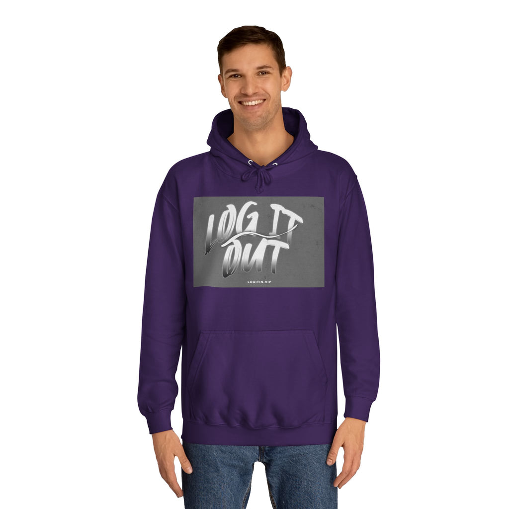 Stylish Unisex log it out Hoodie | Casual Wear, Trendy Design, Perfect Gift, Daily Comfort, College Apparel