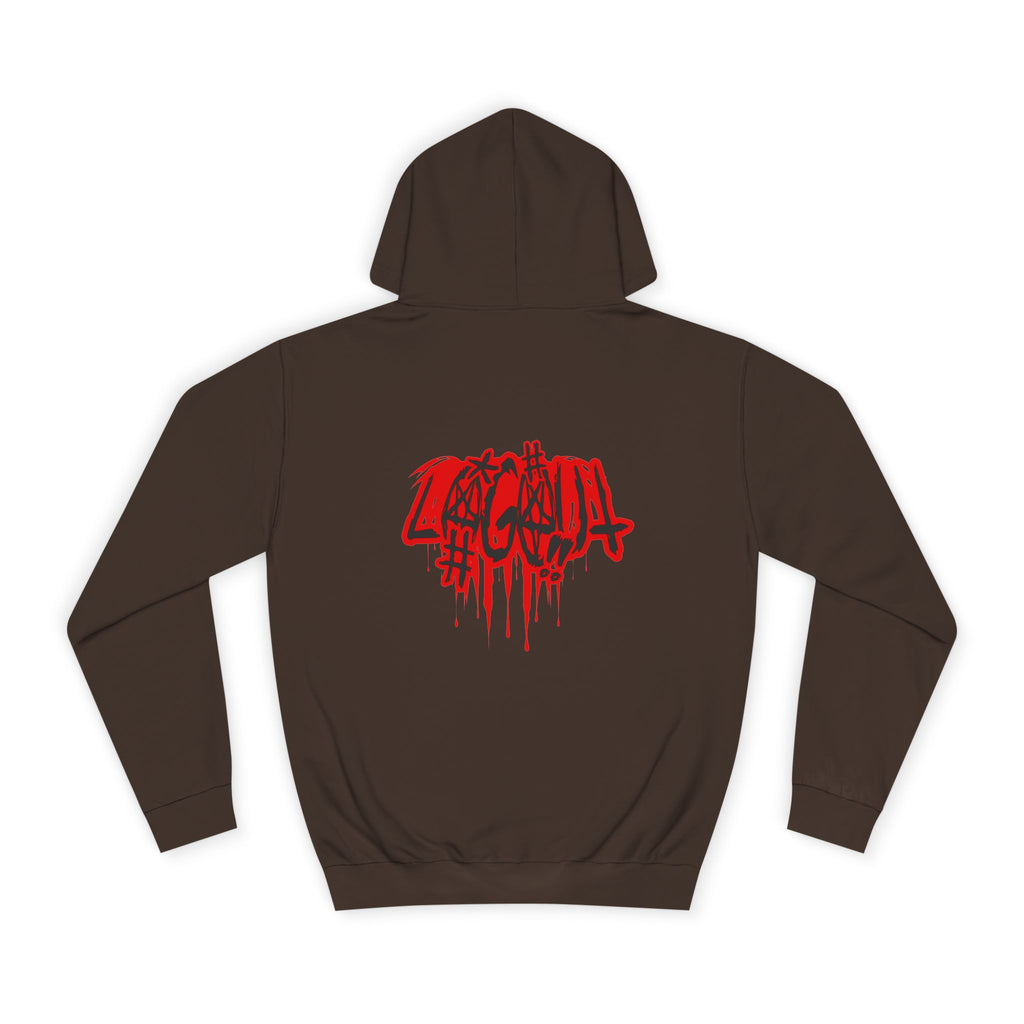 Bold Graffiti log out Hoodie, Unisex Streetwear, Comfortable Casual Wear,