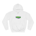 Hoodie with Green Graffiti "Login" Design - Streetwear Pullover