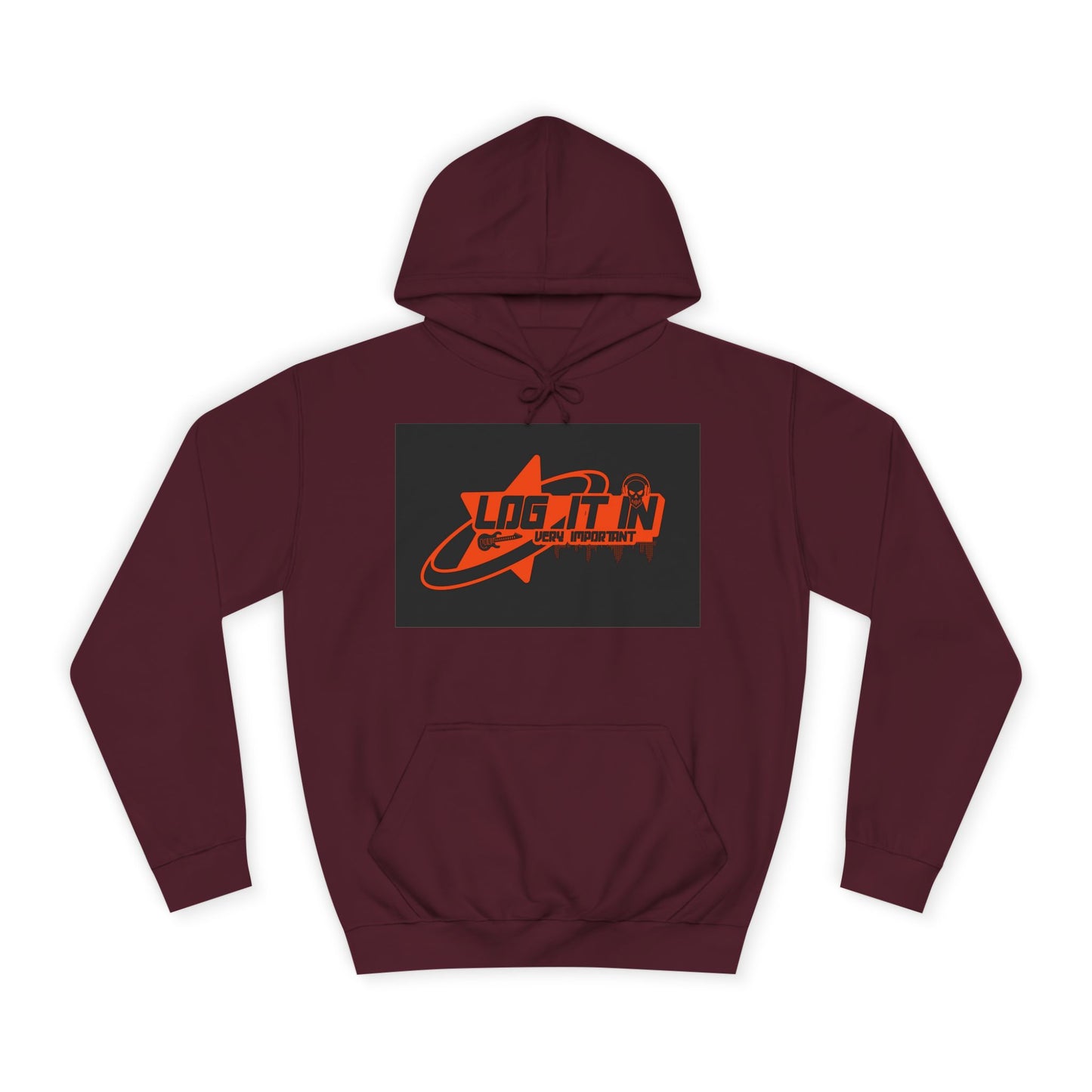Unisex Log it in Hoodie, Casual trendy Wear, Gift, Graphic Hoodie, perfect fit Hoodie