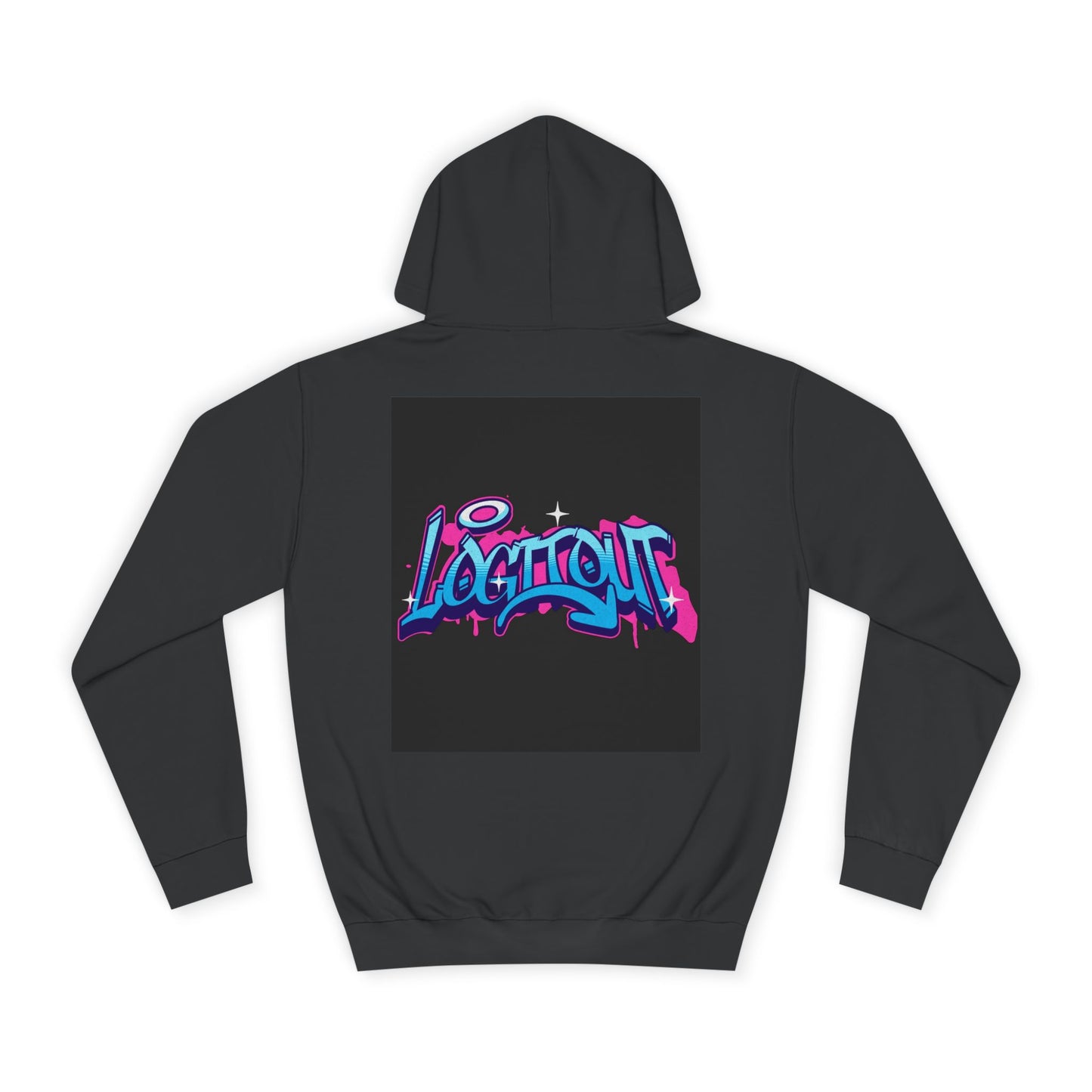 Unisex Hoodie with Colorful Graffiti Design - Trendy Streetwear, Perfect for Life, Gift, Casual Wear