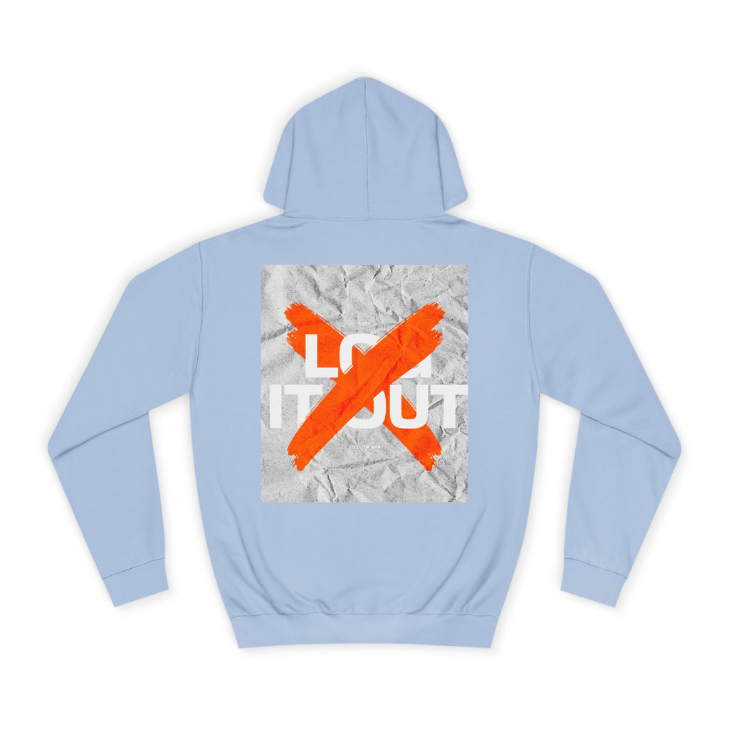 Trendy Unisex Hoodie - Stylish Graphic Sweatshirt, Casual Wear, Gifts, and Everyday Comfort - 'Log it Out' Design