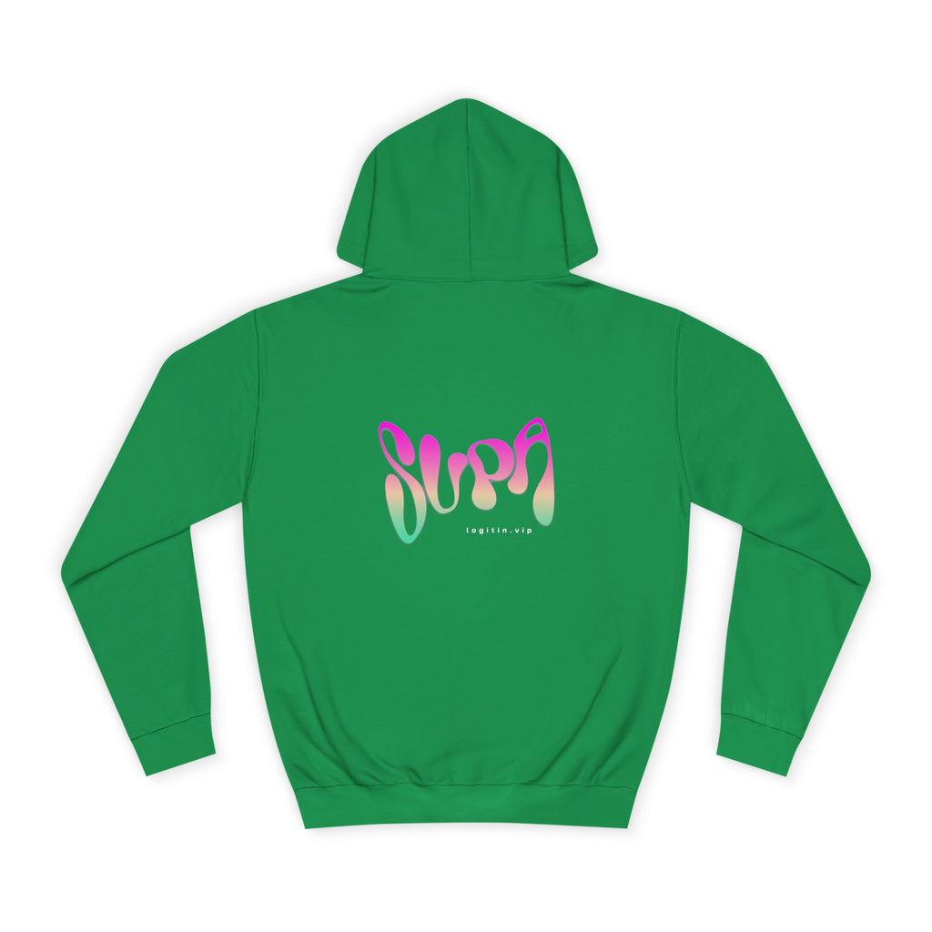 Colorful Unisex Supa Hoodie, Stylish Sweatshirt, Cozy Apparel, Gift, Trendy wear, Motivational Fashion