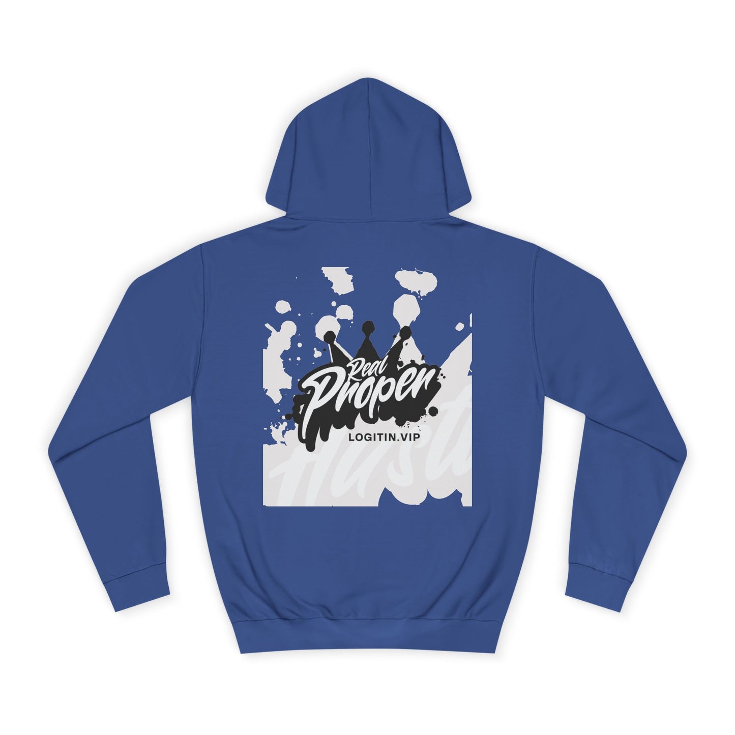 Unisex Hoodie with 'Real Proper' Design | Stylish Casual wear ,Events, Lounge, Gift Idea
