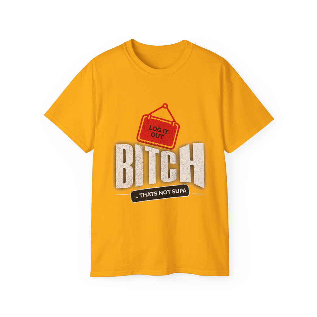 Graphic Tee —  (Log It Out)" Vintage Sign Shirt