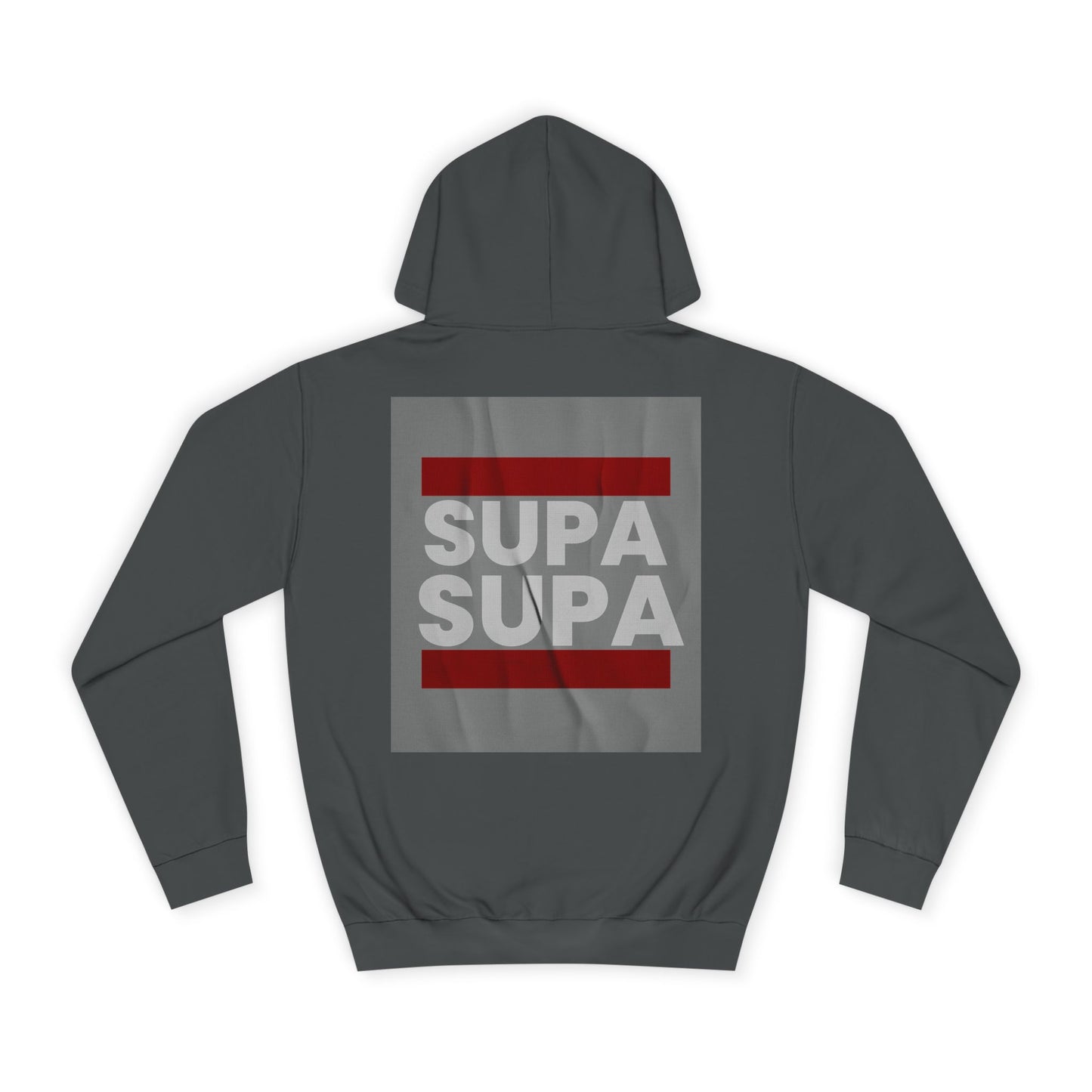 Unisex Hoodie with 'SUPA SUPA' Design, Cool Casual Wear, Perfect, Gifts for Graduates, Cozy Layering