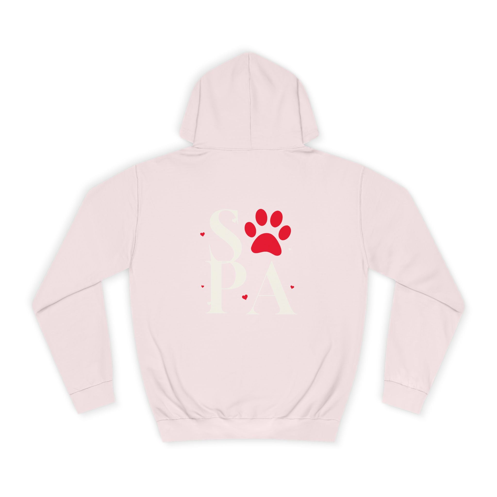 Cozy Hoodie with Paw Print | Unisex Sweatshirt, Gift for Animal Lovers, Apparel, Casual Wear, Birthday
