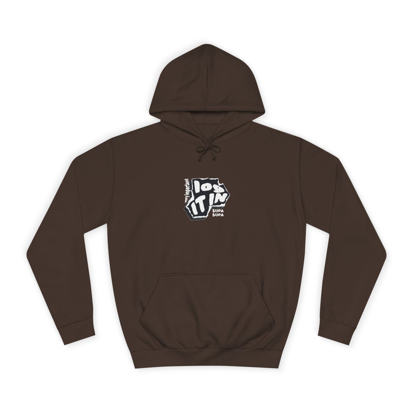 Unisex Log it in Hoodie with Graphic Design, Casual Wear, Trendy Apparel, perfect gift, Streetwear Style