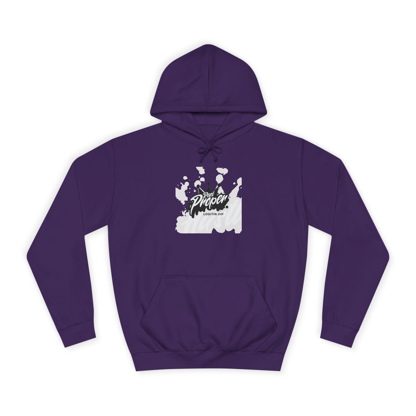 Unisex Hoodie with 'Real Proper' Design | Stylish Casual wear ,Events, Lounge, Gift Idea