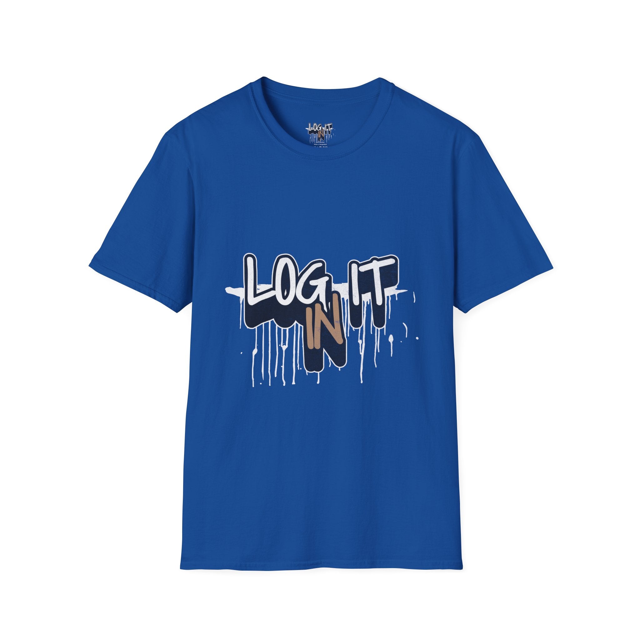 Log It In T-Shirt — Urban Graffiti Drip Tee