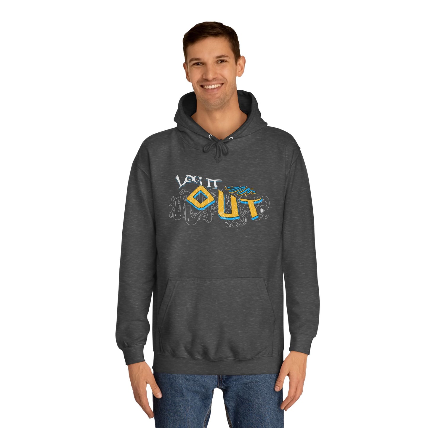 Unisex Log it out Hoodie - Stylish Casual wear, Perfect Gifts, Days Out, Summer Events, Coziness & Trendy Vibes