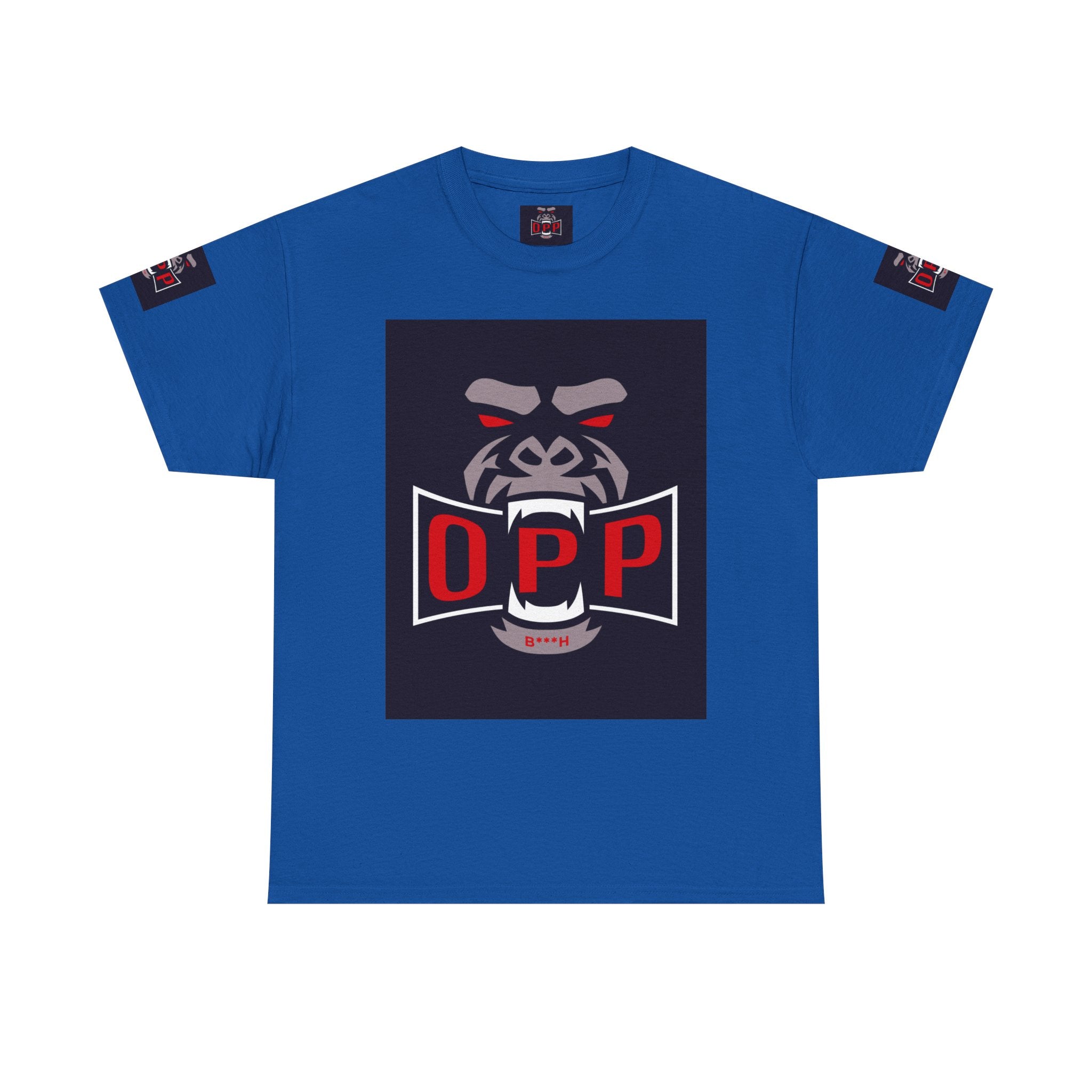 Gorilla OPP Graphic Tee — Bold Red & Black Urban Streetwear Shirt