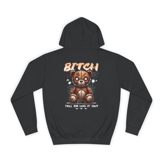 Trendy Unisex Log it out Hoodie with Graphic - Perfect for Casual Outings and Gifting