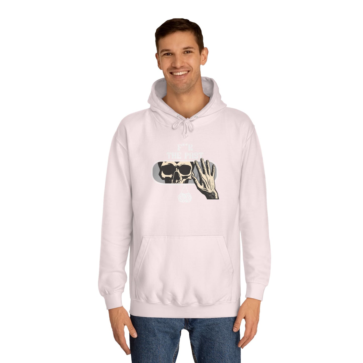 Unisex Hoodie with Bold Message - "F*k The Past" - Casual Wear, Gifts for Graduates, Unique Streetwear, Motivational Apparel