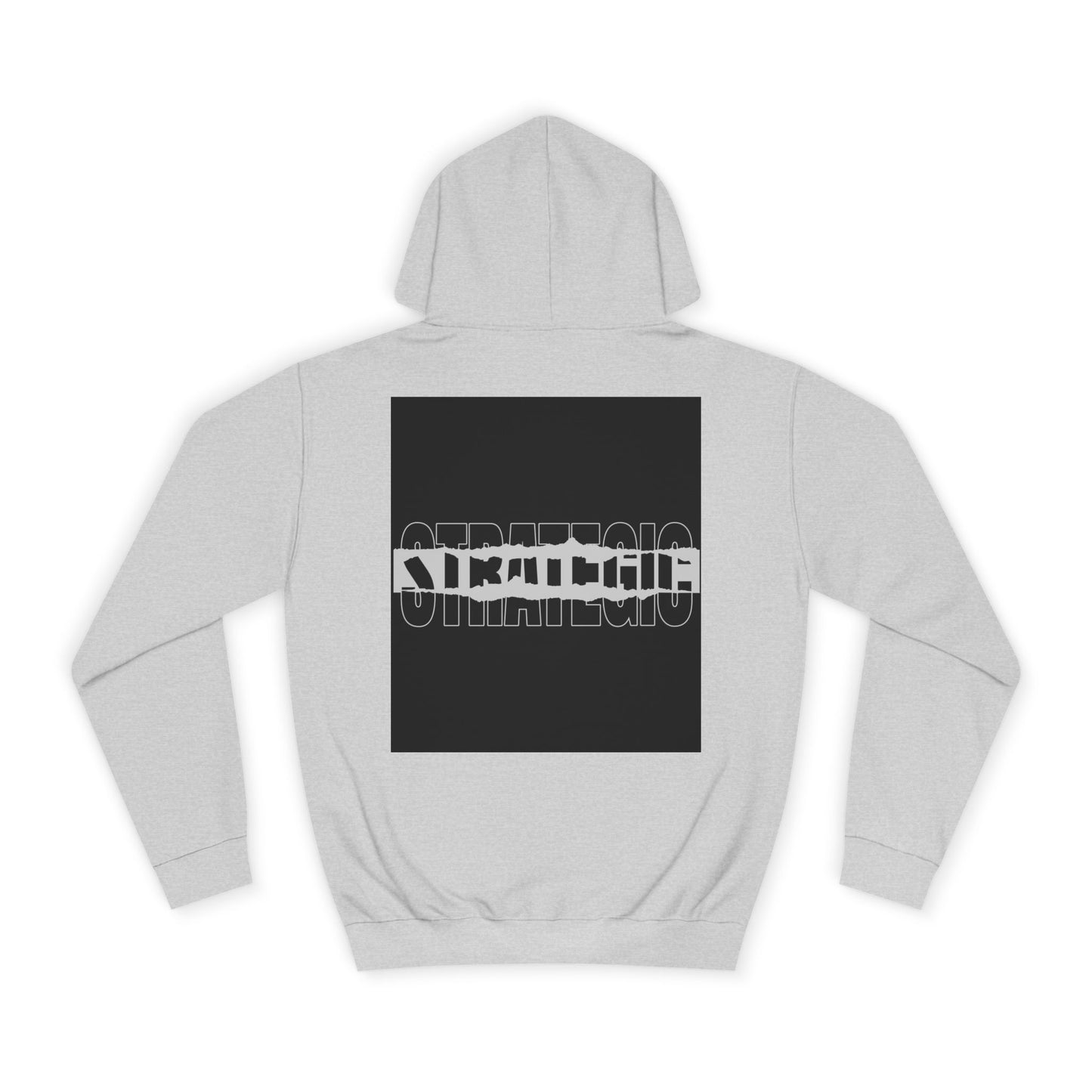 Unisex Hoodie with Strategic Print, Casual Sweatshirt,Gift, Trendy Apparel, Everyday Wear