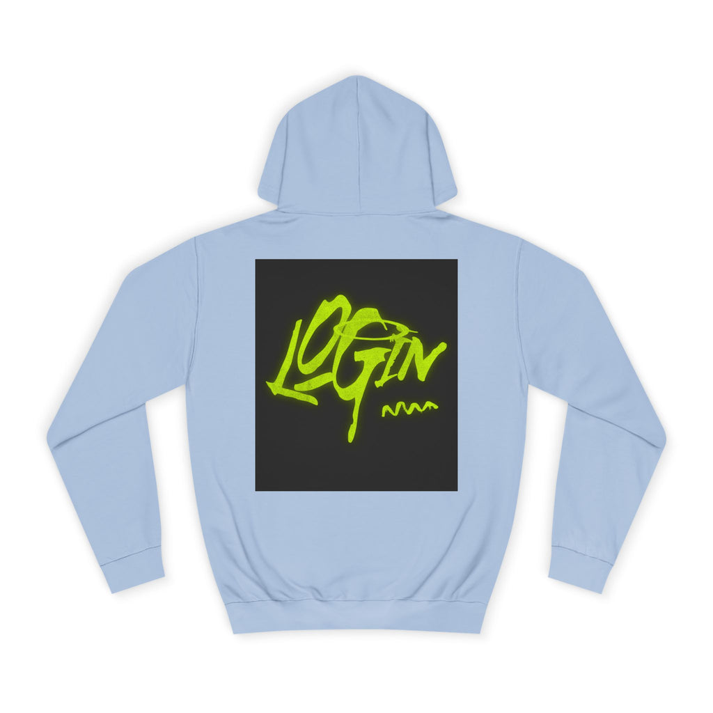 Trendy Unisex Hoodie - 'LOGIN' Graphic Design