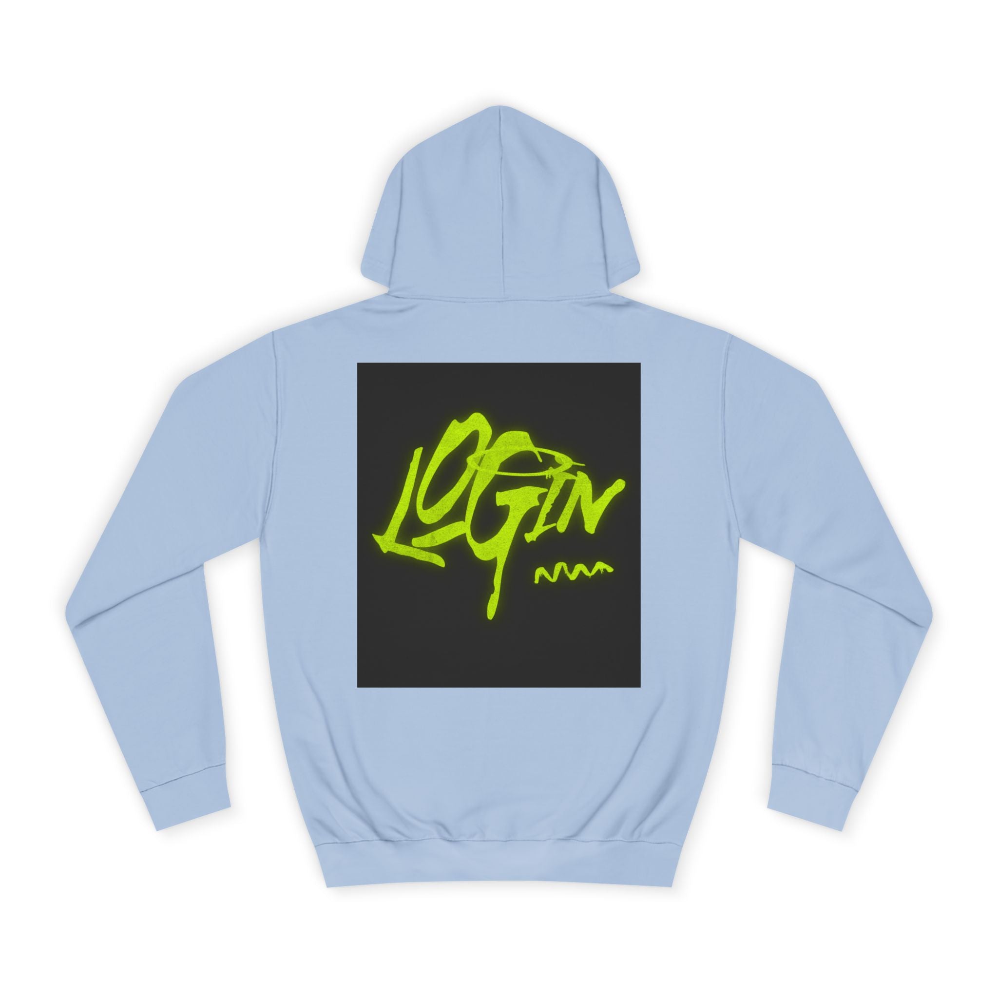 Trendy Unisex Hoodie - 'LOGIN' Graphic Design