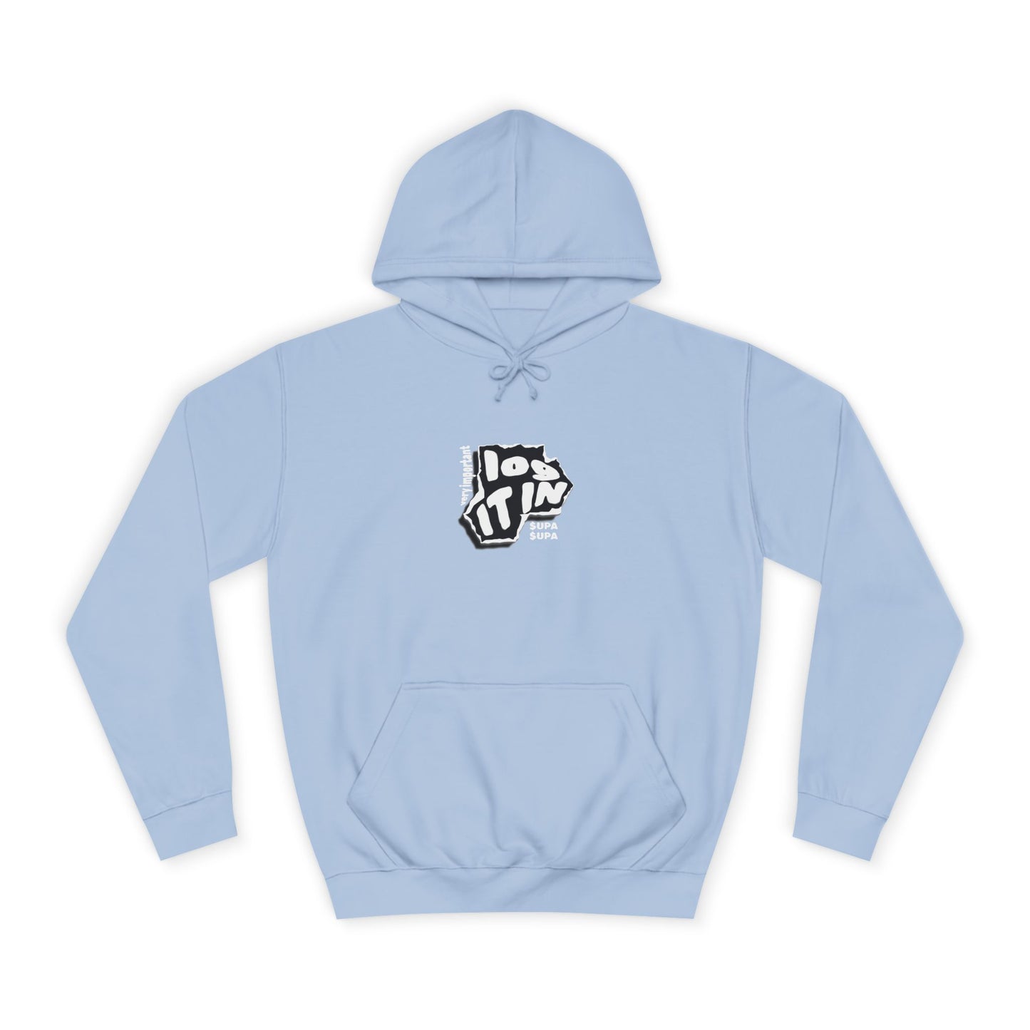 Unisex Log it in Hoodie with Graphic Design, Casual Wear, Trendy Apparel, perfect gift, Streetwear Style