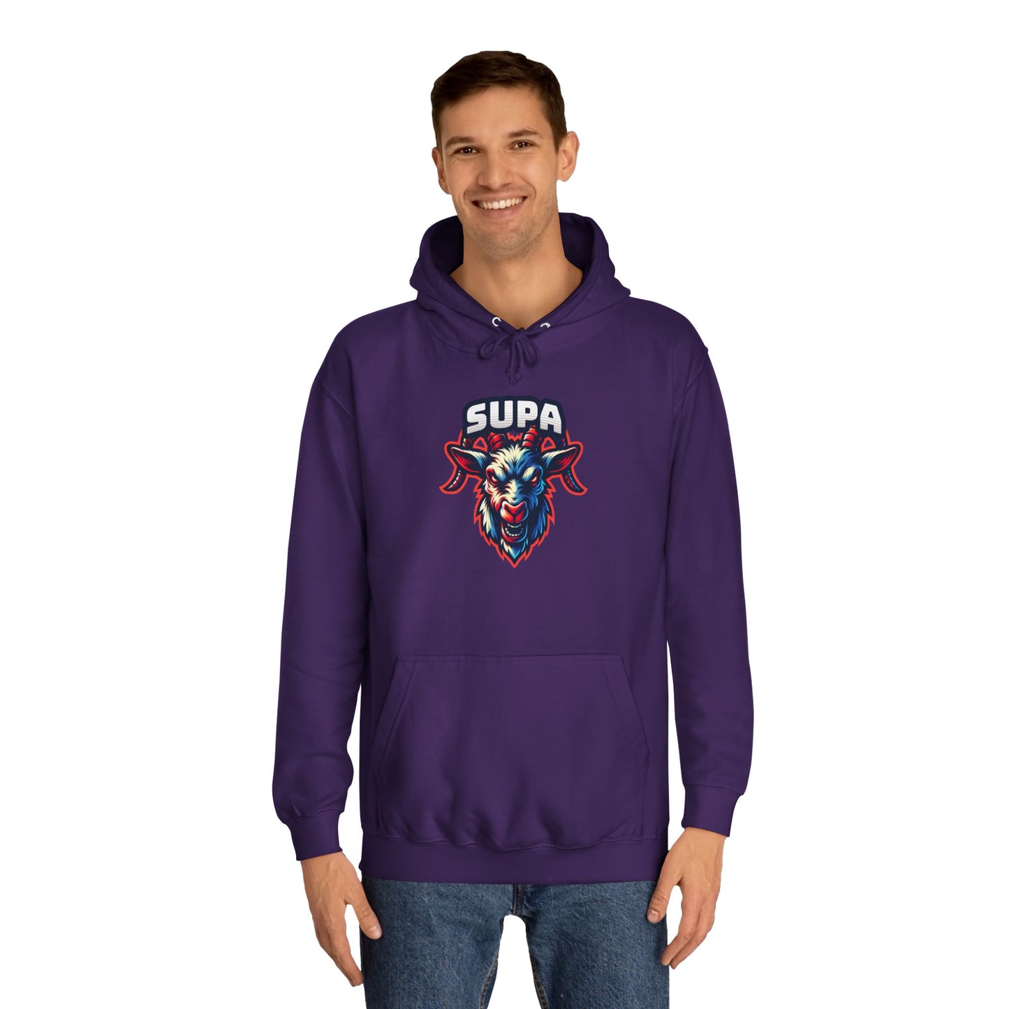 Supa Unisex Hoodie | Cool Gear, Graphic Sweatshirt, Gift, Casual Wear, Graphic Hoodie