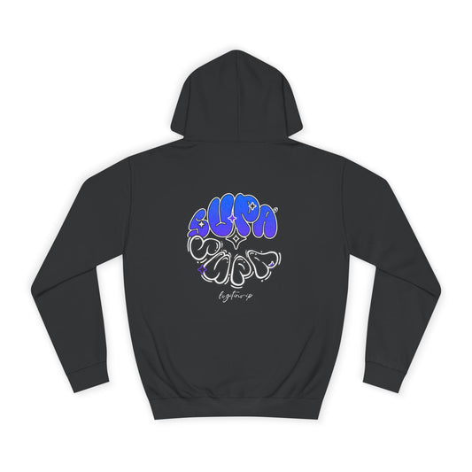Unisex Supa Supa Streetwear Hoodie, Casual Art Hoodie, Life Apparel, Stylish Unisex Pullover, Hipster Hoodie Gift