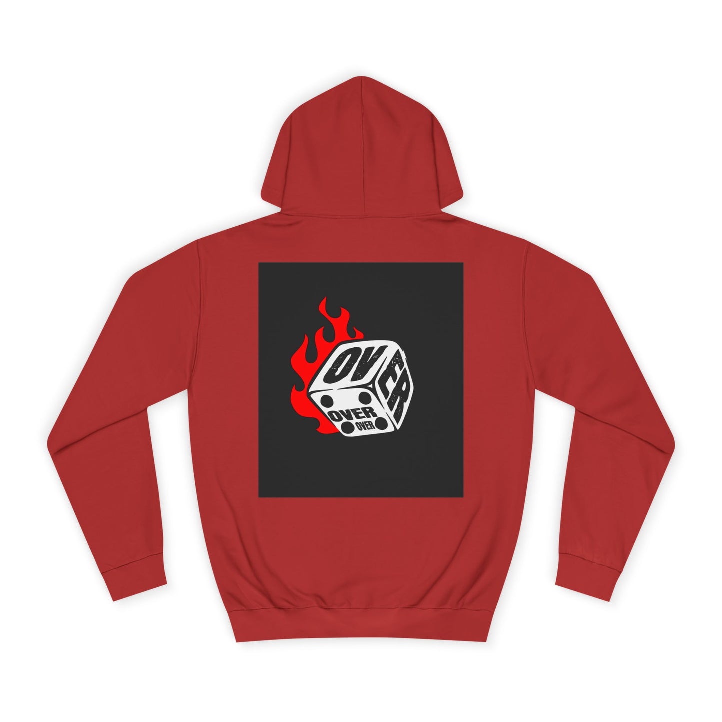 OVER Graphic Hoodie, Oversized Sweatshirt, Trendy Unisex Hoodie, Gift, Casual Layering Top