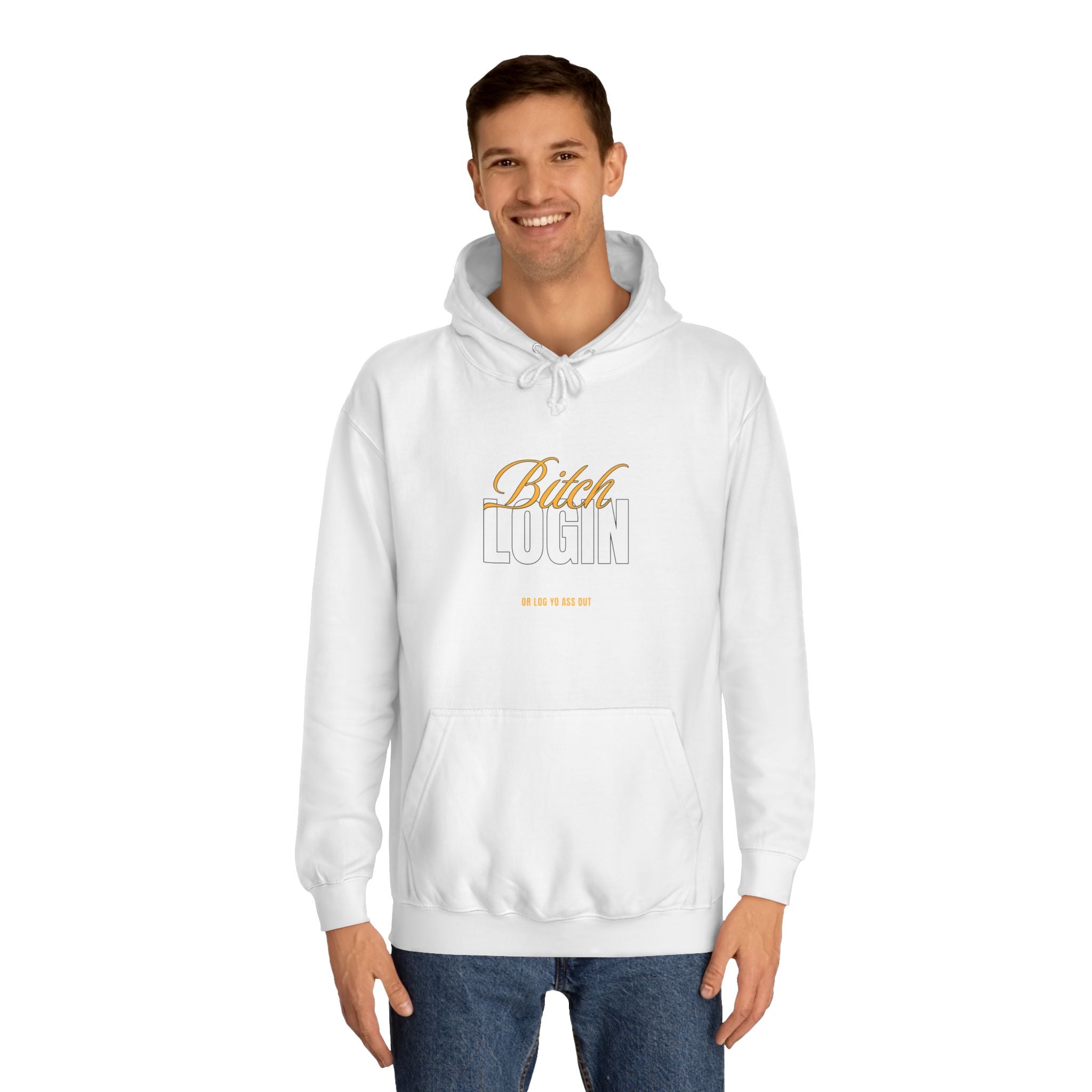 Trendy Unisex Hoodie - 'Bitch Login' Statement Design
