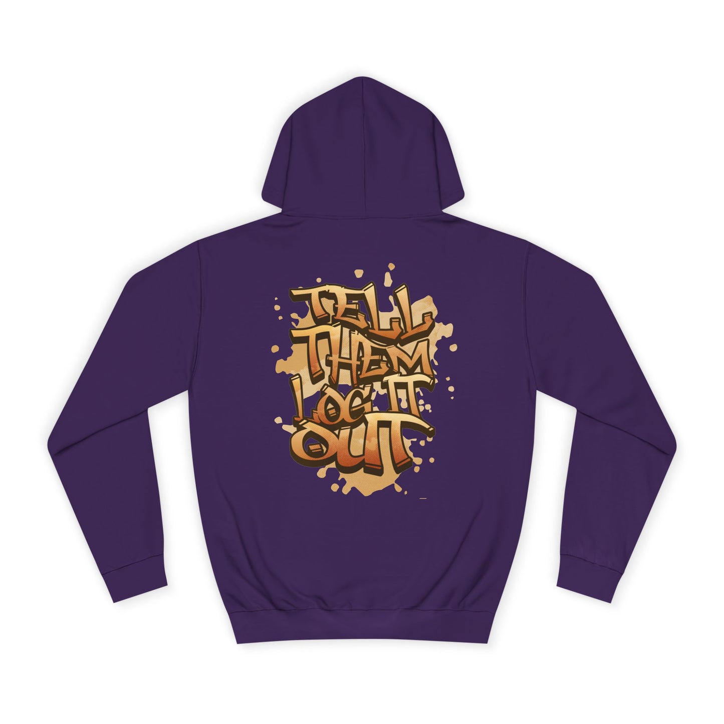 Unisex Hoodie with Graffiti Art, Streetwear Style, Casual Outfit, Gift, Trendy Hoodie for Everyday Life