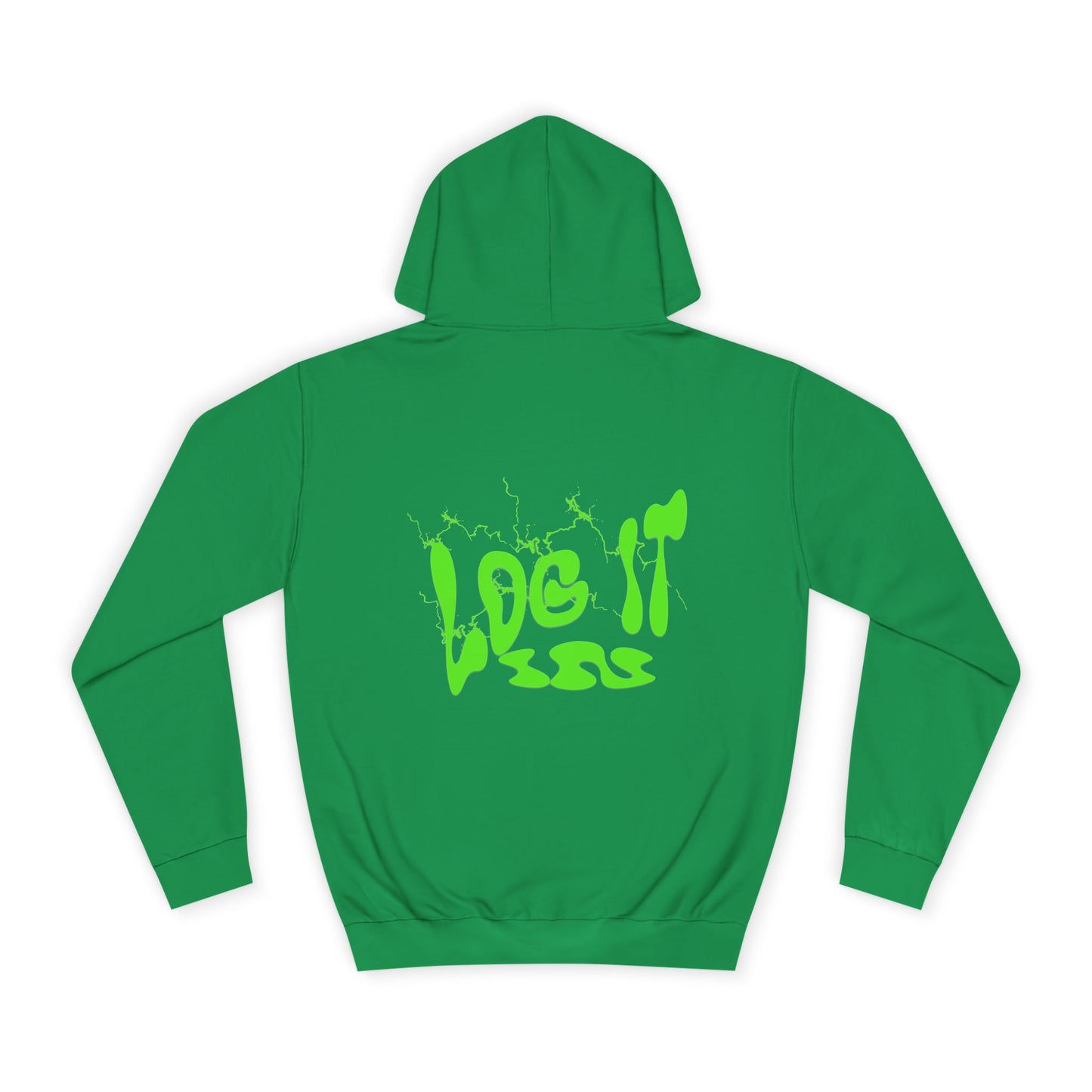 Unisex Hoodie with 'Log It in' Design, Cozy Casual Sweater for Trendy wear, Gift for Comfortable Everyday Wear