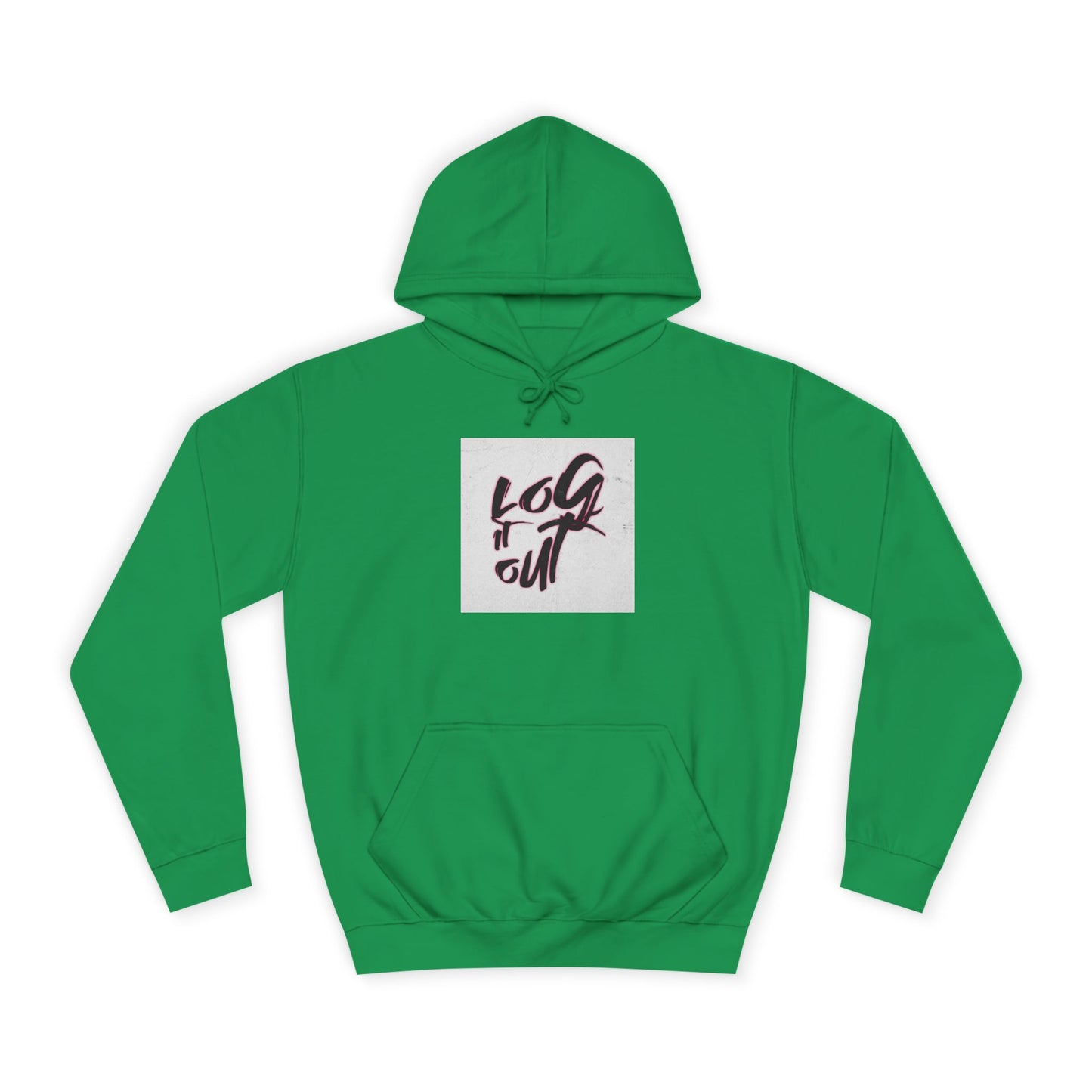 Stylish Unisex Hoodie for Casual Comfort, Perfect for Every day, Log It Out Design, Gift, College Apparel,