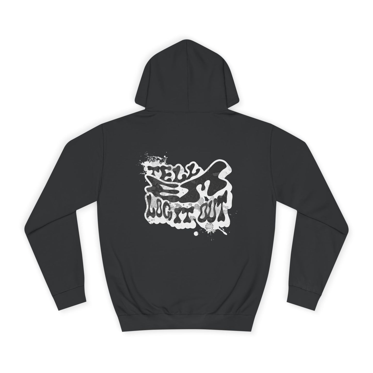 Tell em log it out Hoodie, Cozy Sweatshirt, Casual Style, Apparel, Gift, Trendy Lounge Wear