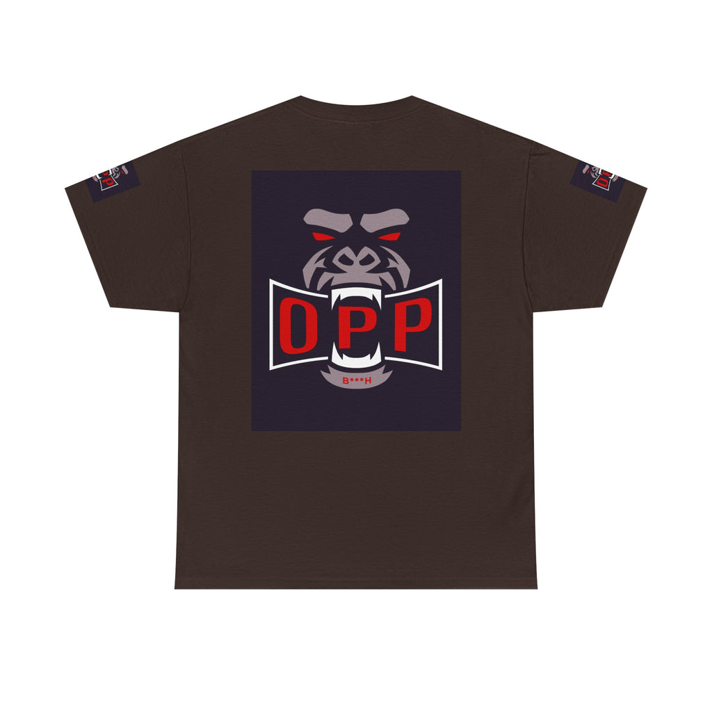 Gorilla OPP Graphic Tee — Bold Red & Black Urban Streetwear Shirt