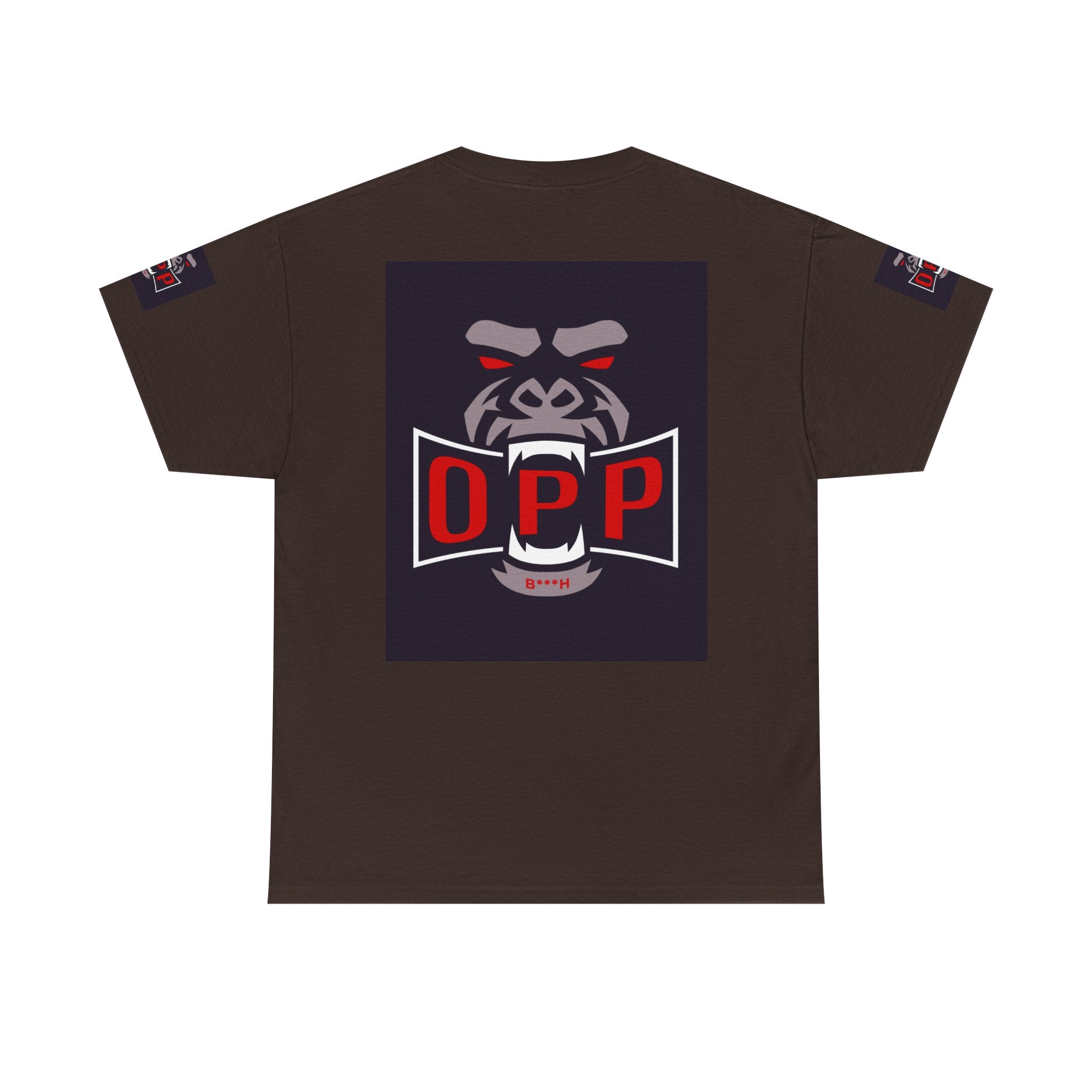 Gorilla OPP Graphic Tee — Bold Red & Black Urban Streetwear Shirt