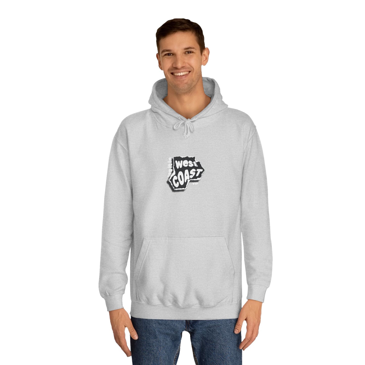 West Coast Unisex Hoodie | Casual Wear, Gift for Every one, New Spirit, Cozy Streetwear, Trendy Hooded Sweatshirt