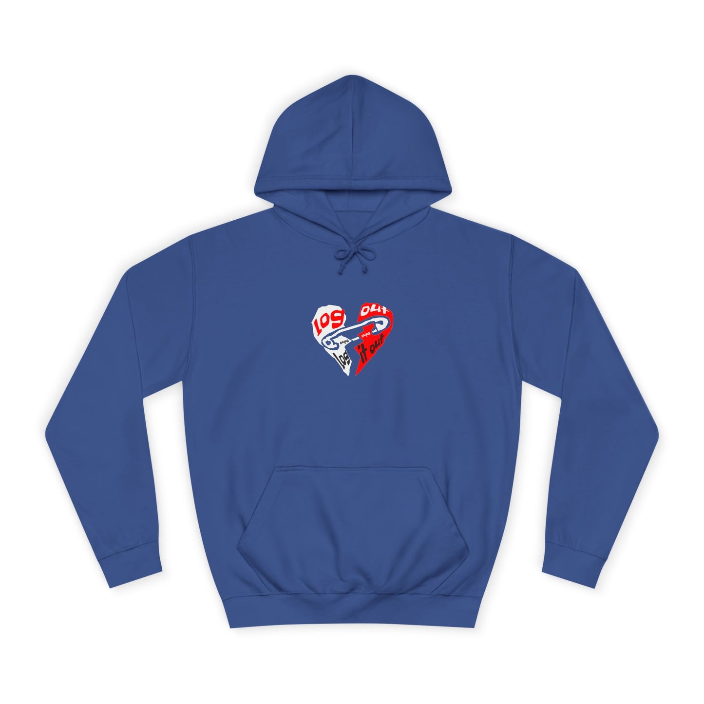 Unisex Log it out Hoodie with Heart Design | Comfortable Sweatshirt for Any One| Perfect for Events, Gifts