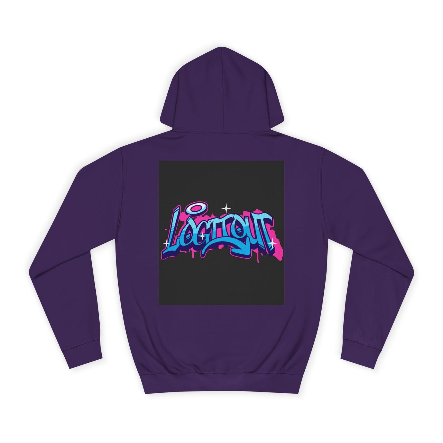 Unisex Hoodie with Colorful Graffiti Design - Trendy Streetwear, Perfect for Life, Gift, Casual Wear