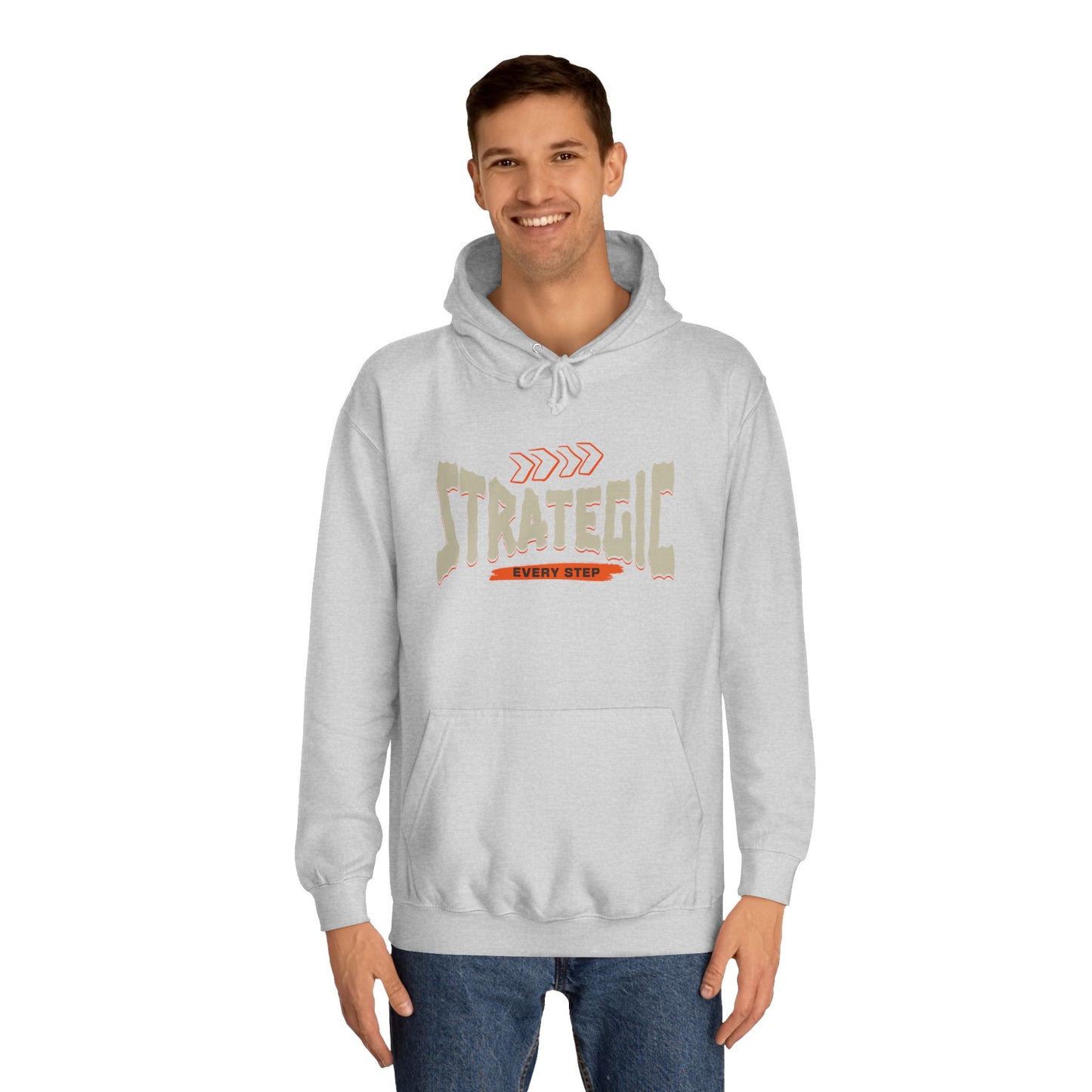Strategic Unisex Hoodie - Every Step - Cozy Style for joints & Trendsetters