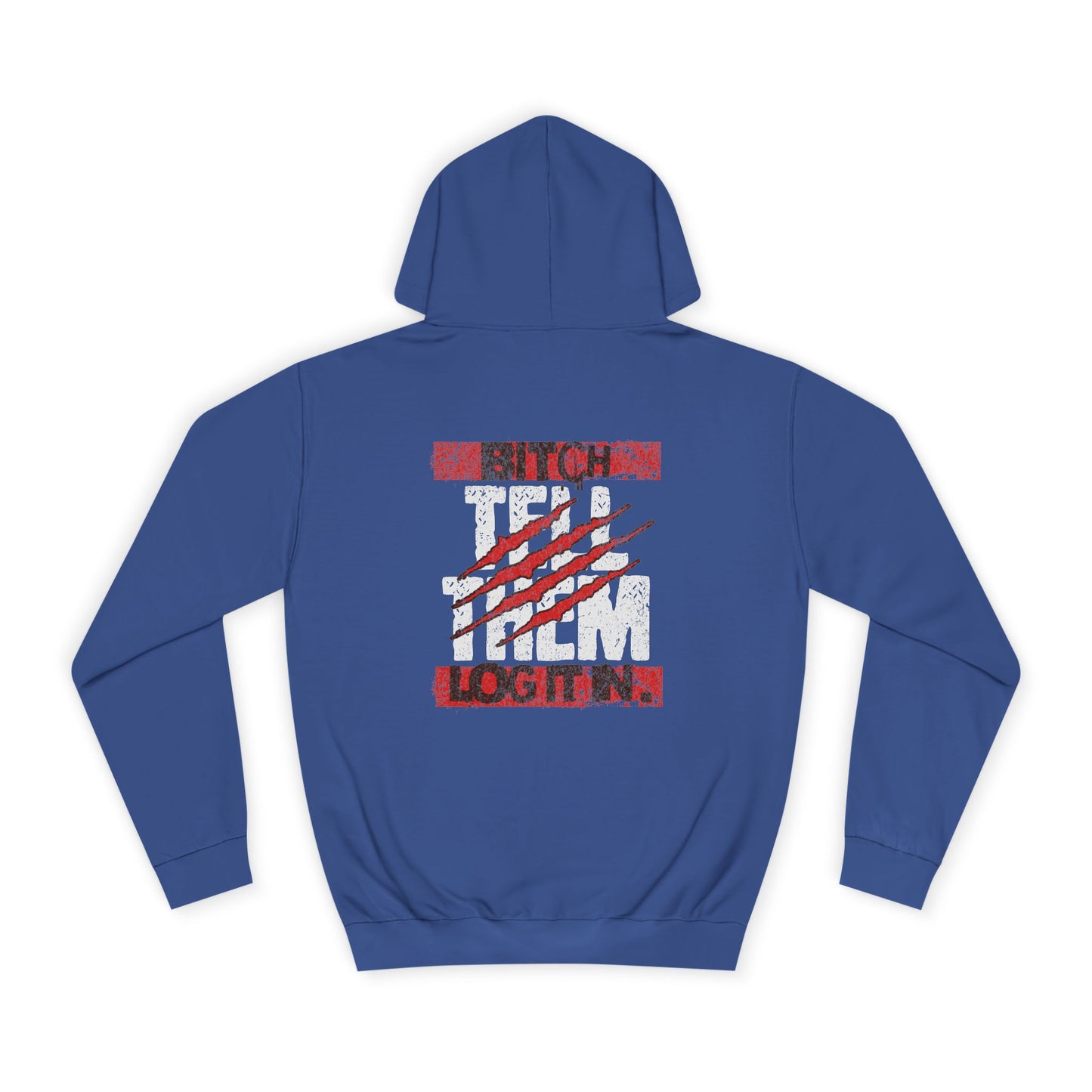 Unisex 'TELL THEM LOG IT IN' Hoodie with Graphic Design, Cozy Sweatshirt, Trendy Apparel,Gift, Casual Wear, Perfect for Trendy Life