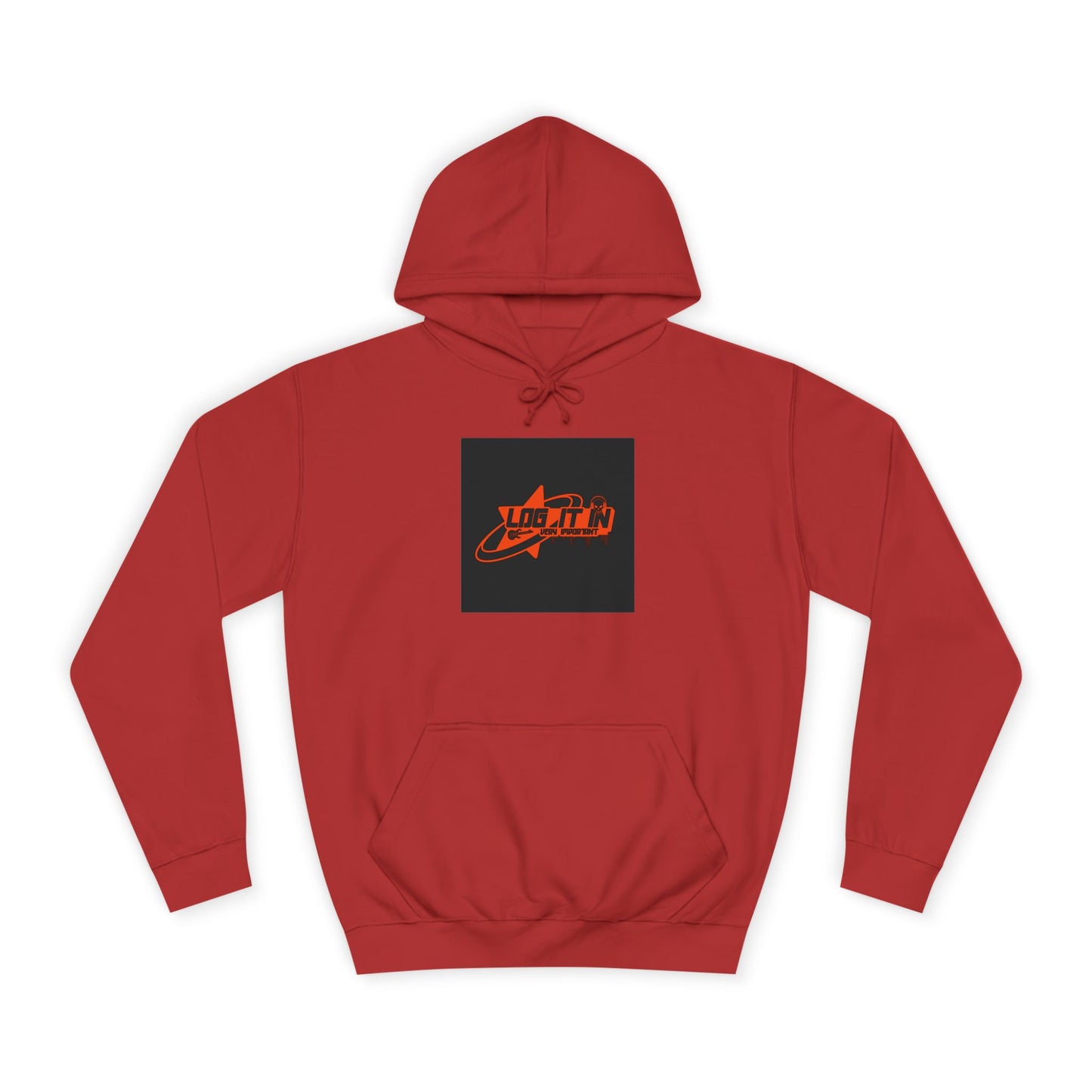Unisex Log it in Hoodie with Vibrant Retro Design – Perfect for Life, Events, Gift, Relaxed Style, Holiday Wear