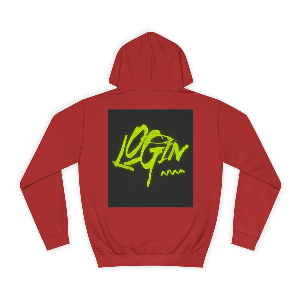 Trendy Unisex Hoodie - 'LOGIN' Graphic Design