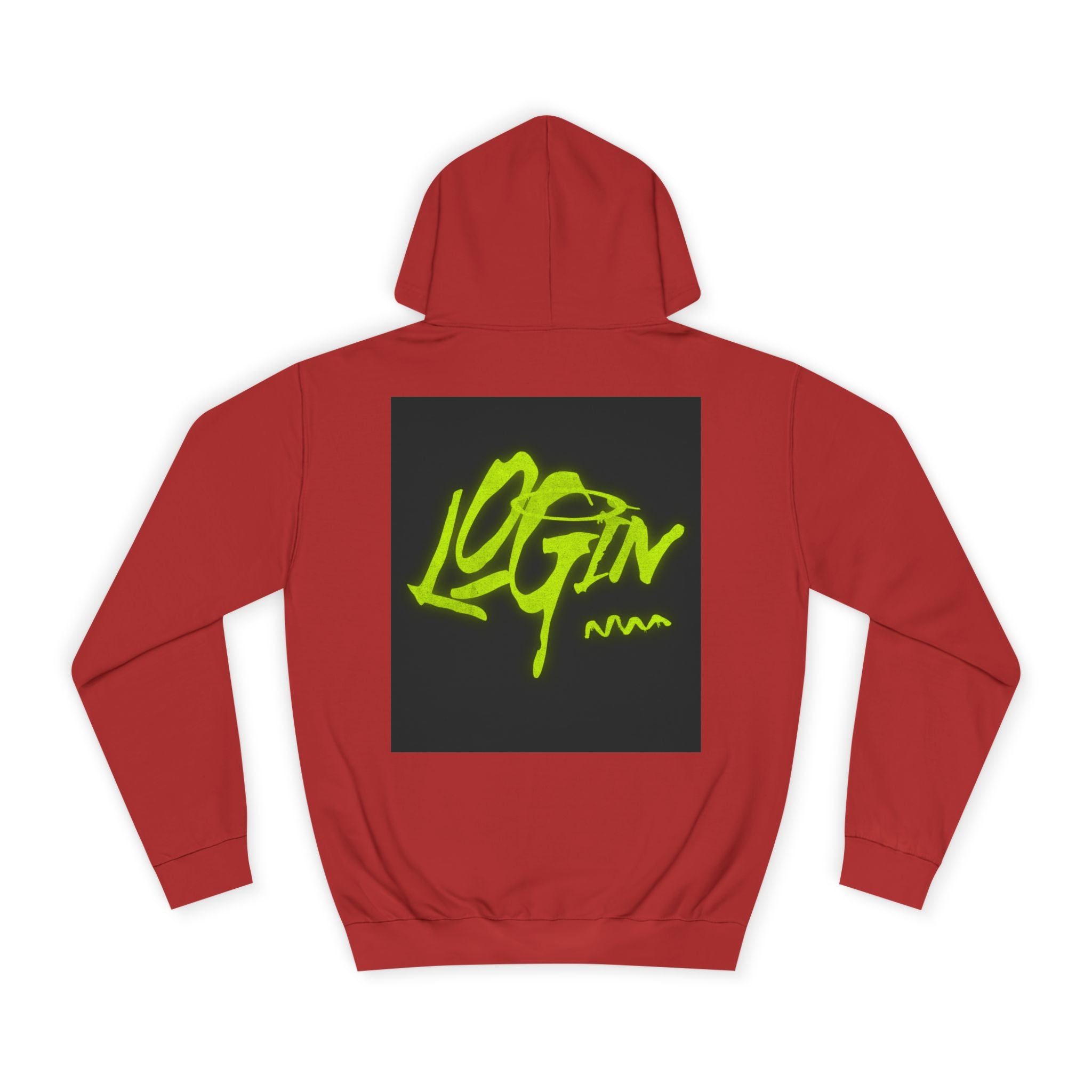 Trendy Unisex Hoodie - 'LOGIN' Graphic Design