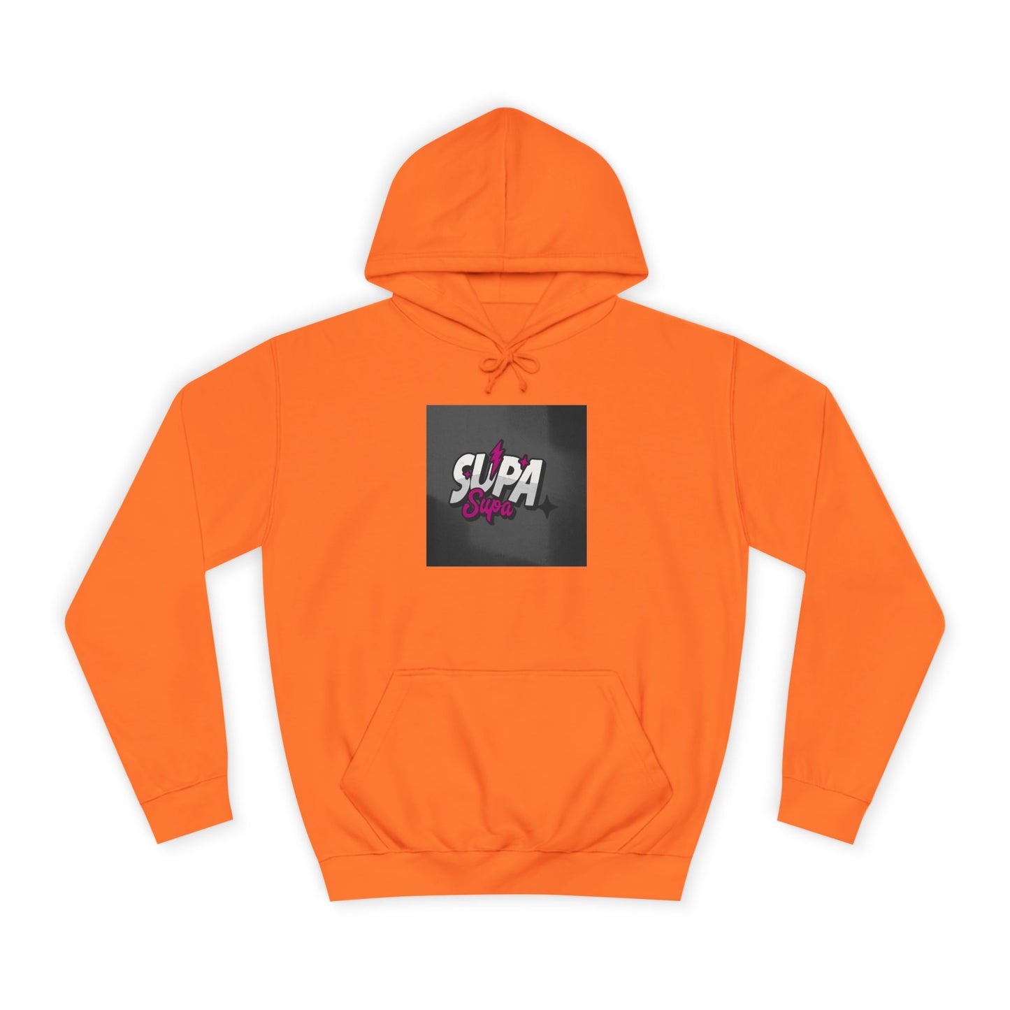 Trendy Unisex Hoodie with Fun 'Supa' Design, Cozy Streetwear, Perfect for Students, Gifts,