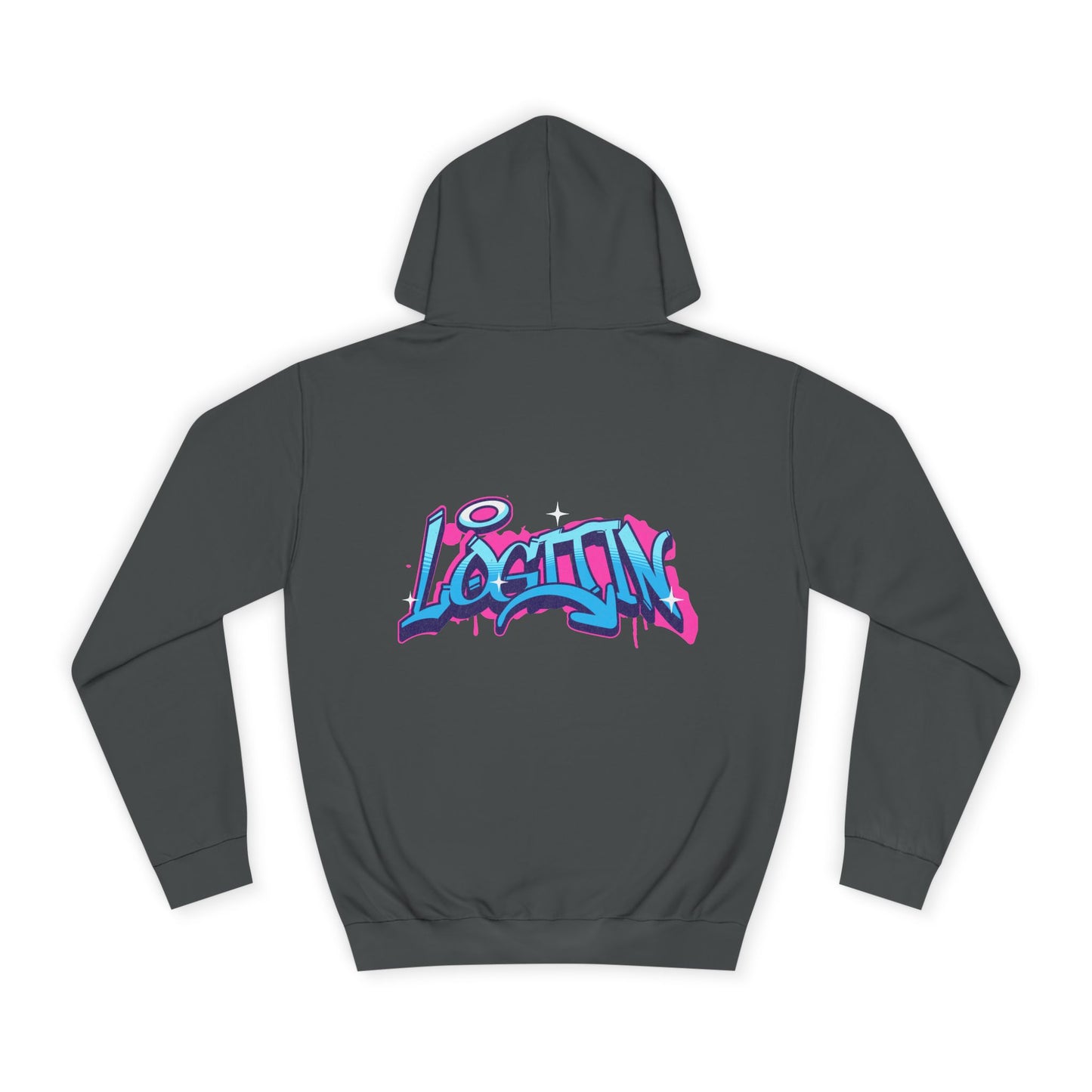Vibrant Log it in Hoodie, Unisex Cozy Sweatshirt, Trendy Streetwear, Perfect for Life, Gift for Stylish Fall Apparel