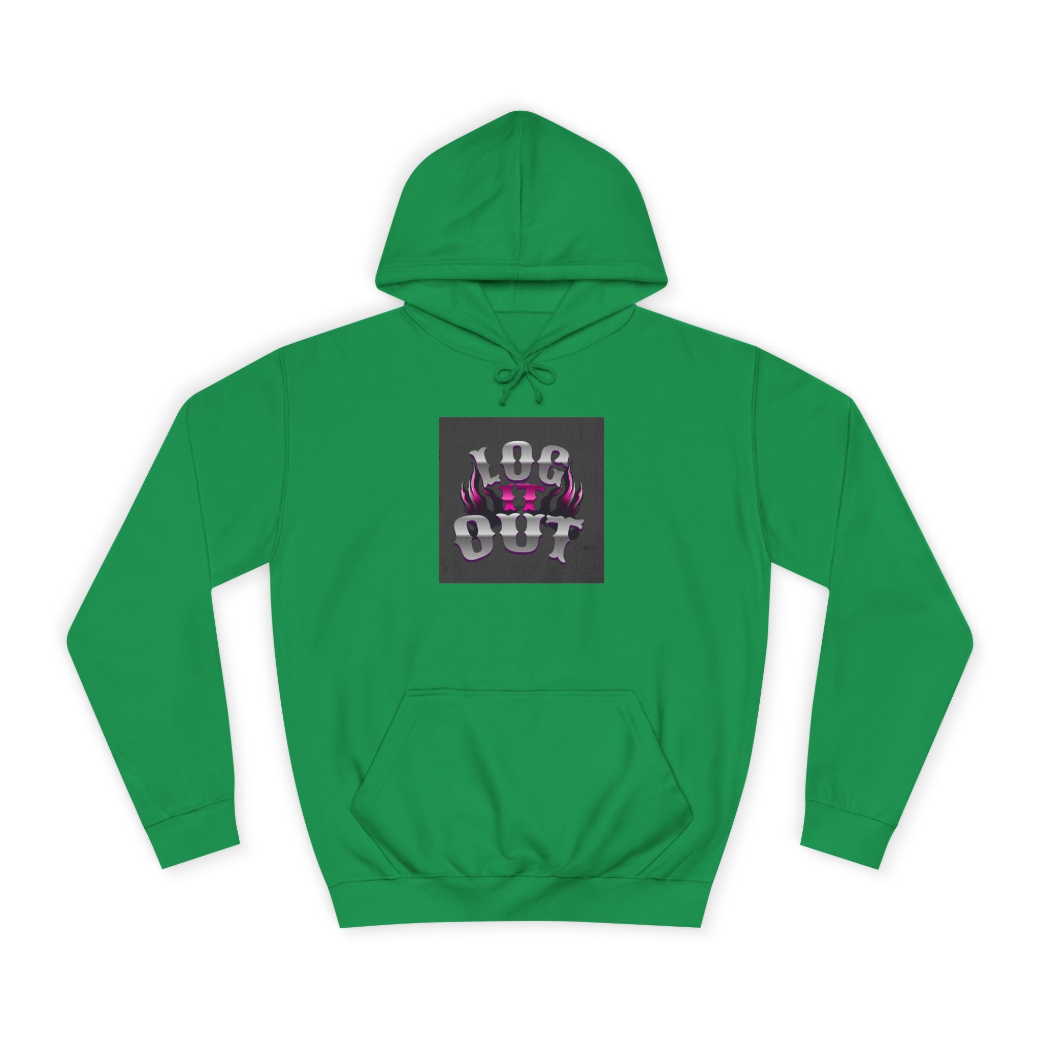 Cool Unisex Log it out Hoodie, Perfect for Any one, Trendy Custom Apparel, Casual Wear, Gift, Streetwear Style