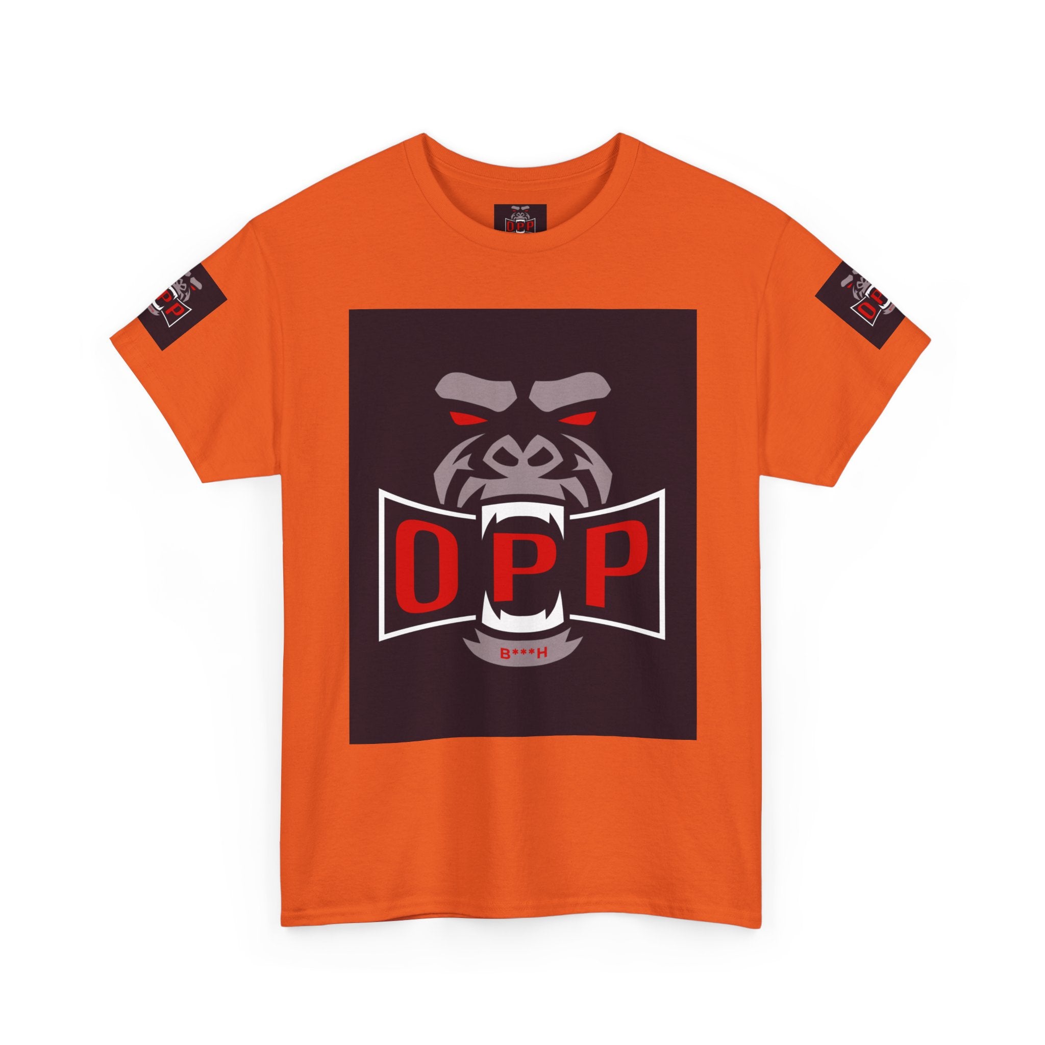 Gorilla OPP Graphic Tee — Bold Red & Black Urban Streetwear Shirt