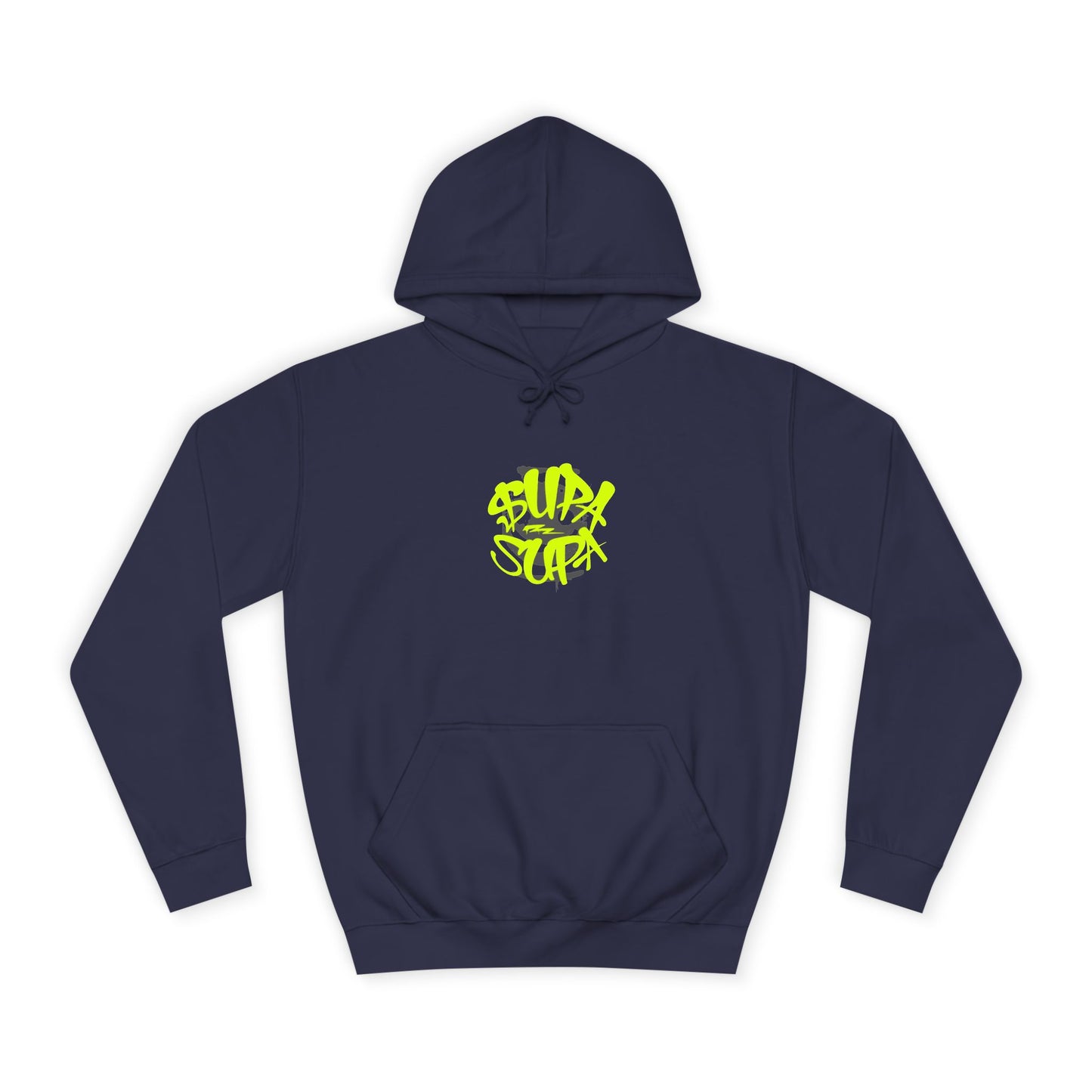 Trendy Unisex Supa Supa Hoodie, Casual Streetwear, Gift for Any one, Urban Fashion, Bright Graphic Design