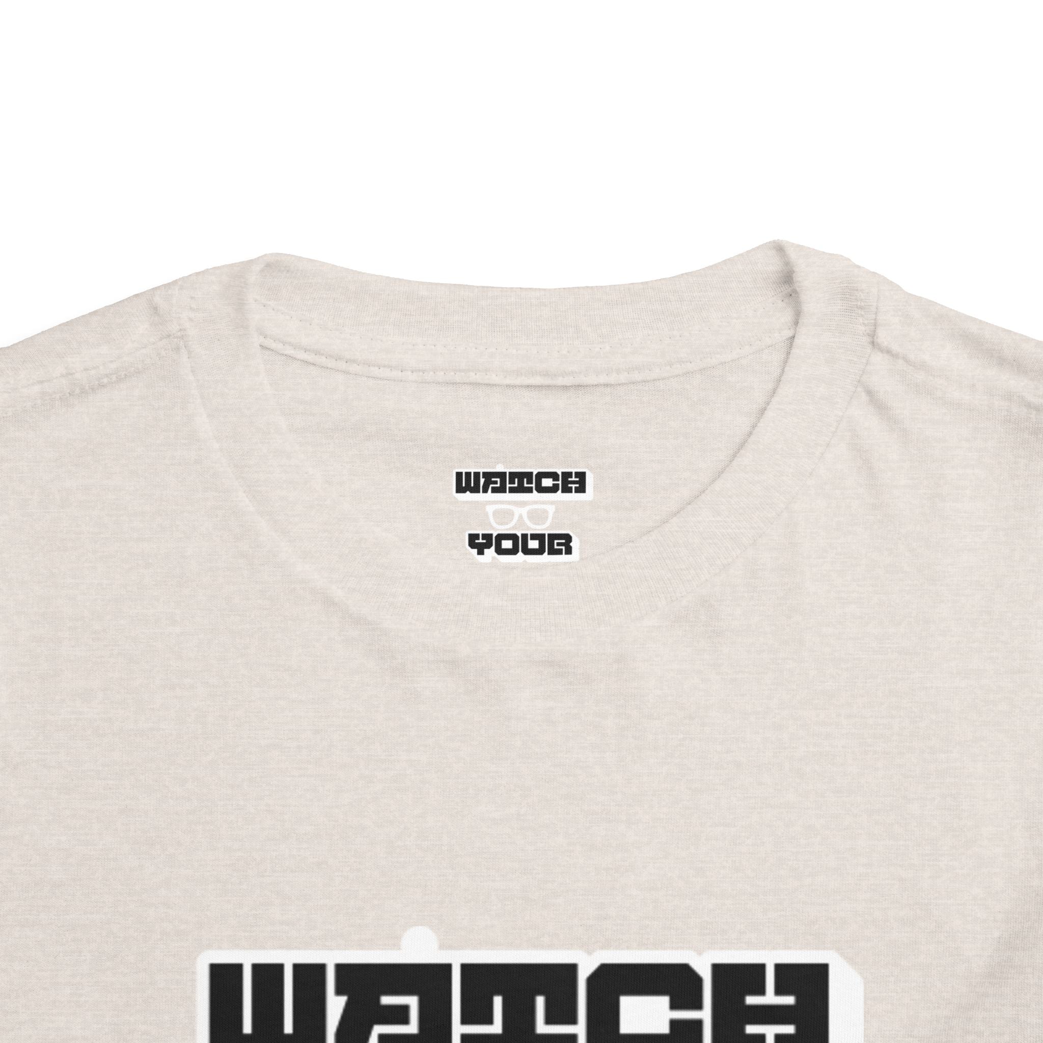 Toddler Tee — "Watch Your Back" Graphic Kids Shirt